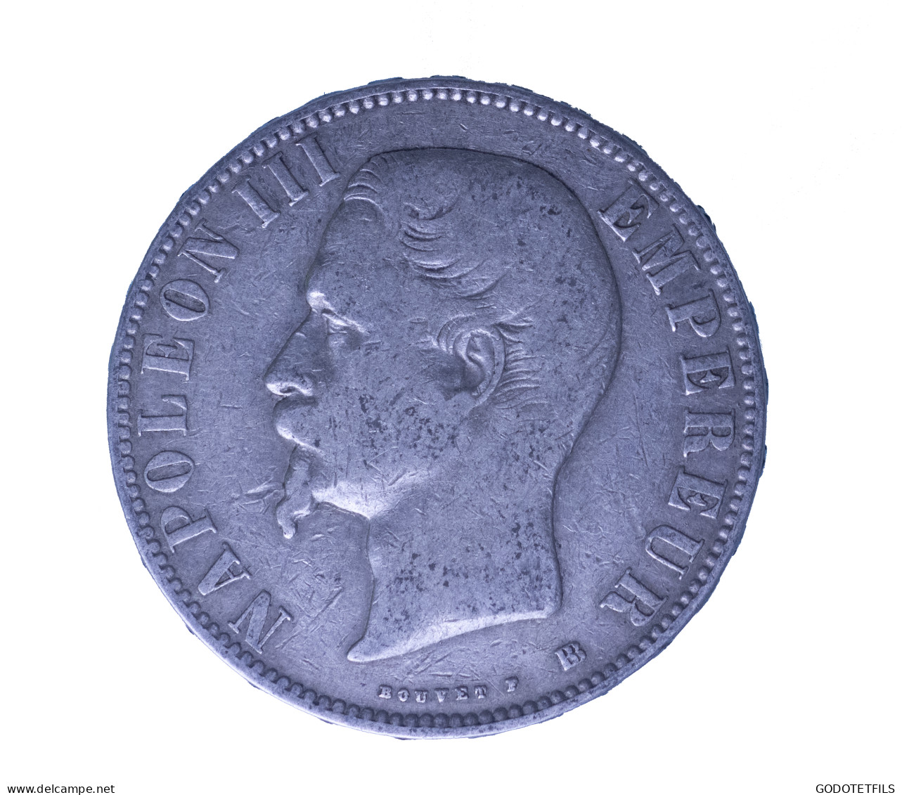 France-Second Empire-5 Francs Napoléon III 1856 Strasbourg - 5 Francs