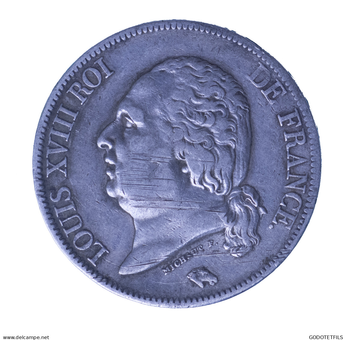 Restauration - Louis XVIII-5 Francs- 1818 Rouen - 5 Francs