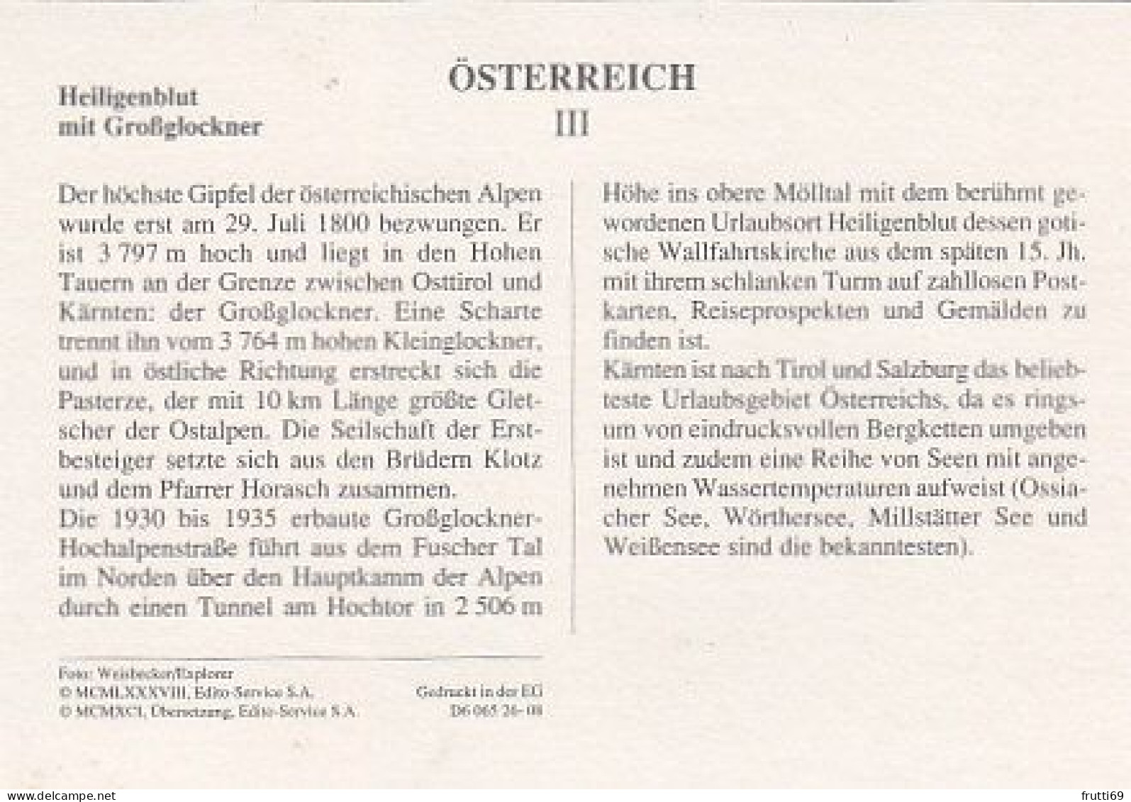 AK148351 AUSTRIA - Heiligenblut Mit Großglockner - Heiligenblut