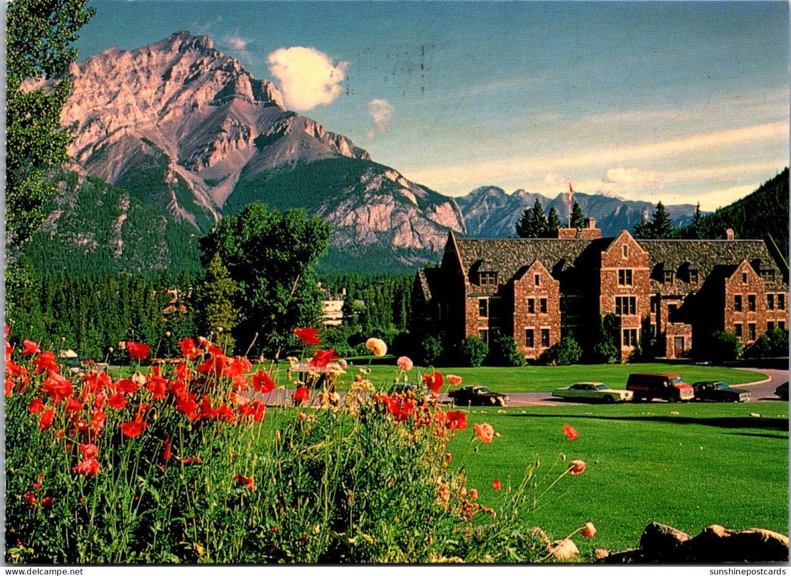 Canada Banff National Park Administration Building With Cascade Mountain In The Background 1997 - Banff