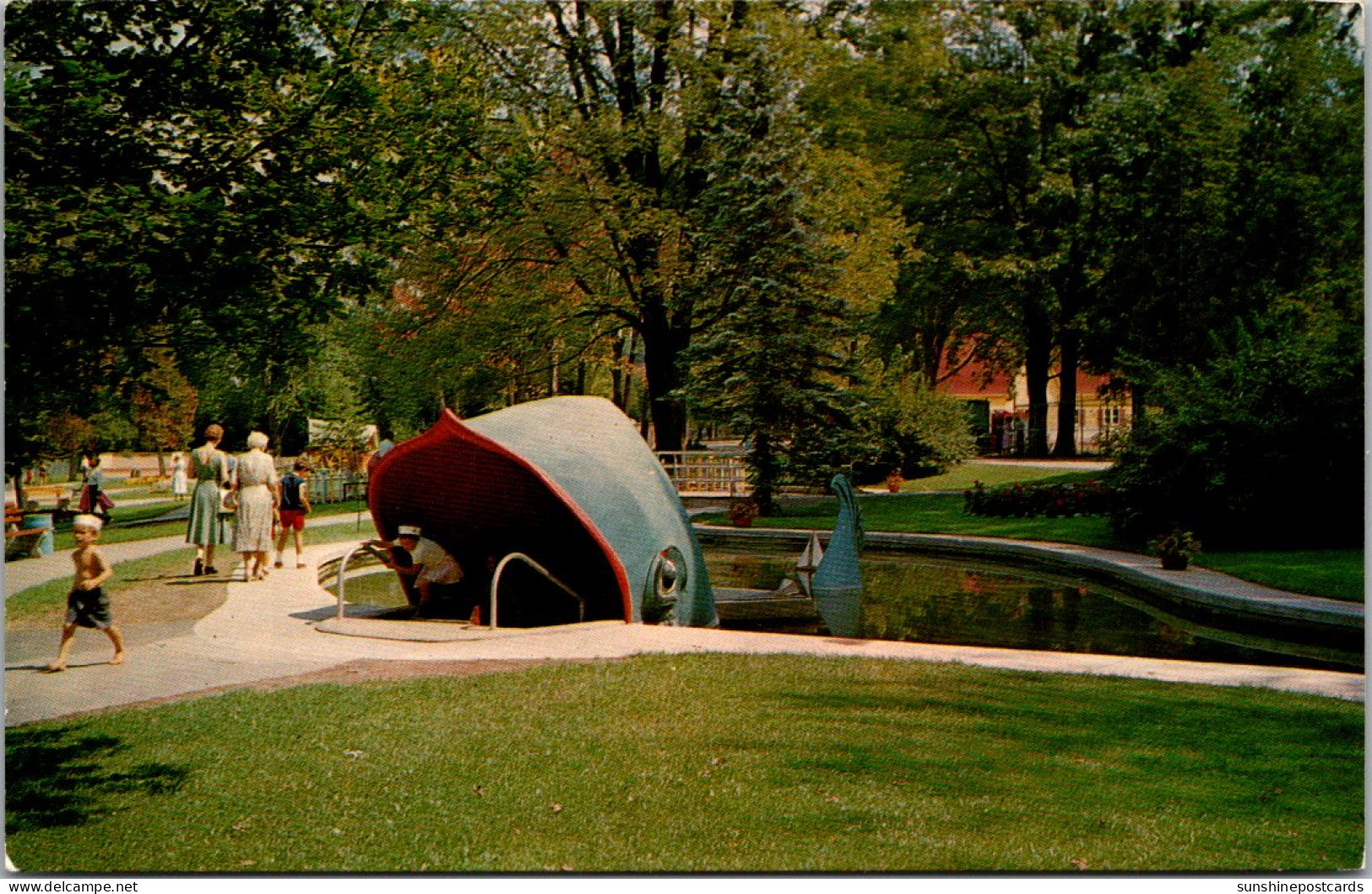 Canada Ontario London Storybook Gardens Springbank Park Willie The Blue Whale - London