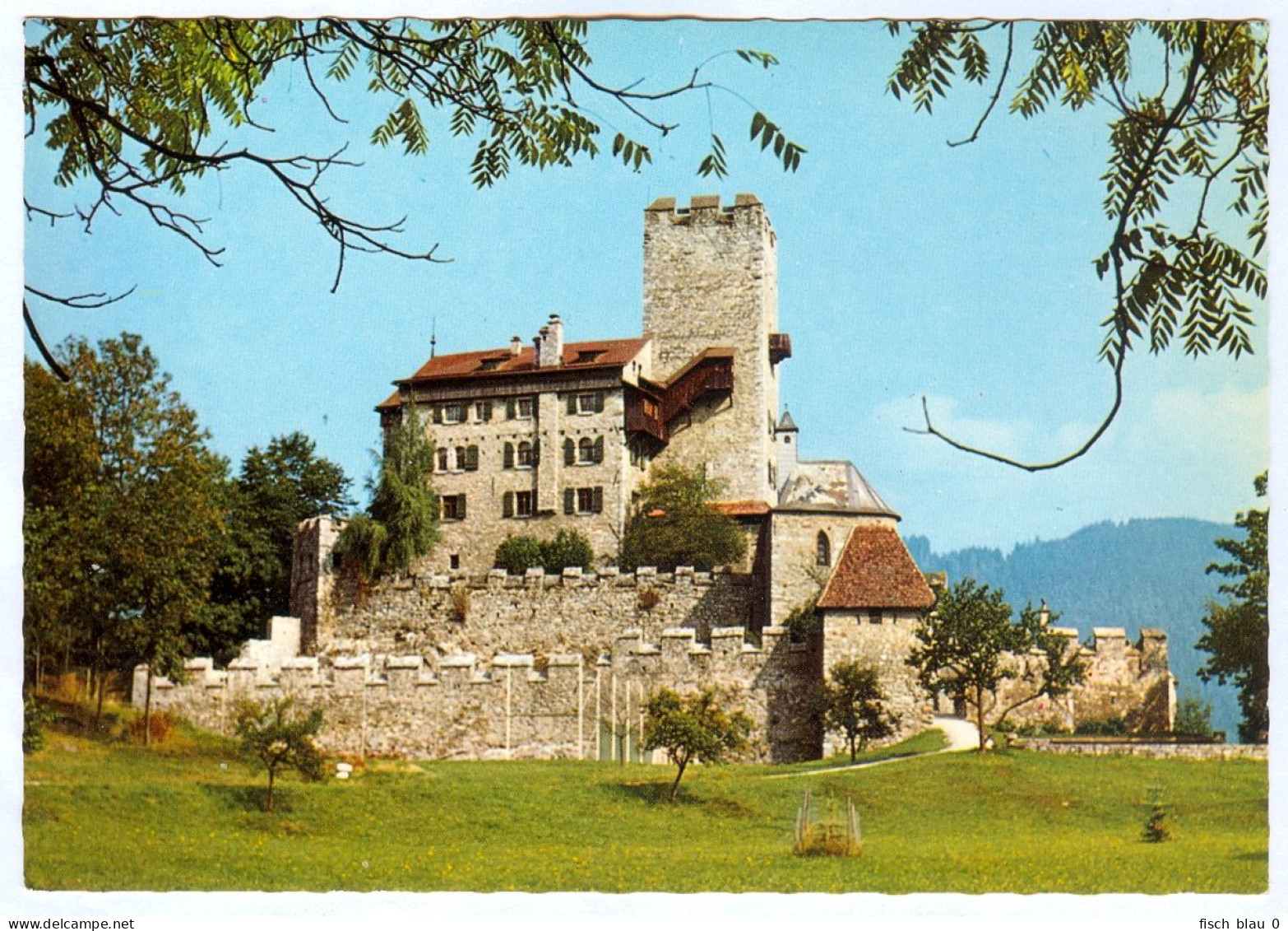 1) AK 9360 Friesach Geyersburg Geiersberg Schloß Petersberg Breže Friesacher Feld Metnitztal Kärnten Österreich Austria - Friesach