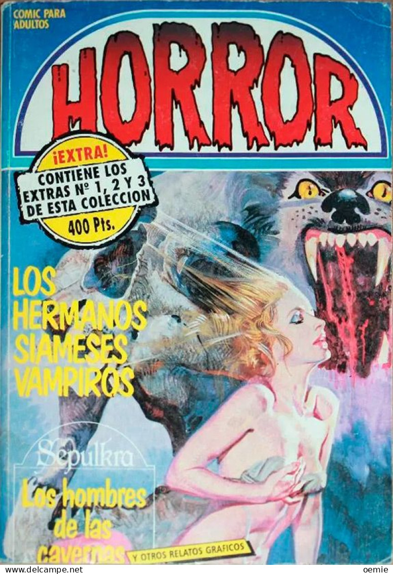 HORROR  LOS HERMADOS SIAMESES VAMPIROS   CONTIENE LOS EXTRAS N° 1 / 2 / Y3  RECUIEL N° 17 - Altri & Non Classificati