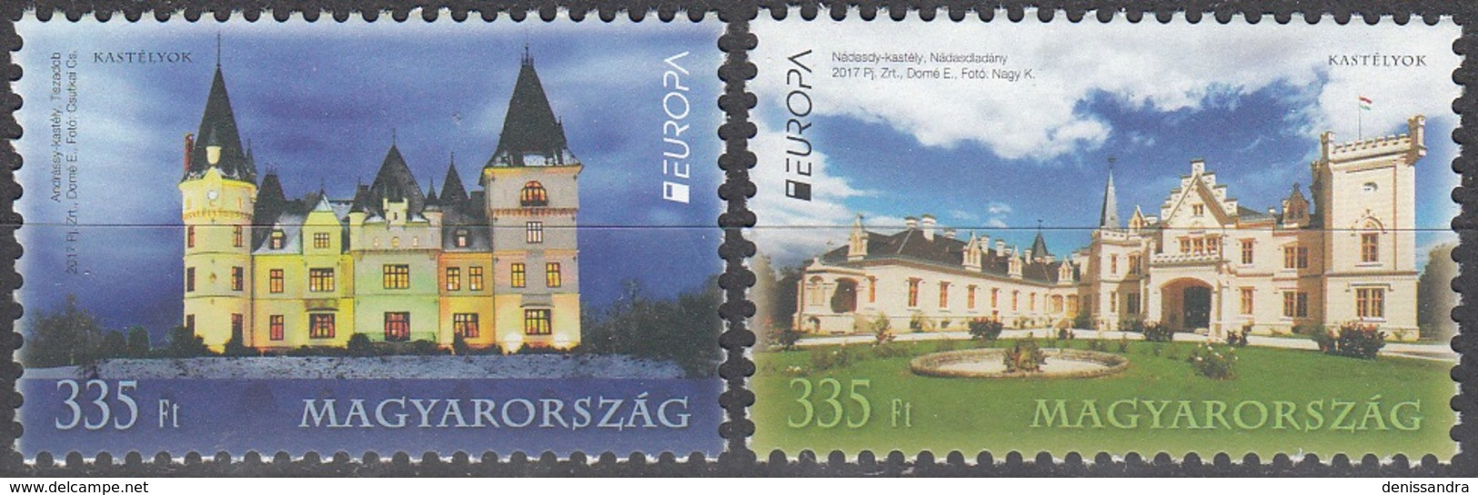 Magyarország 2017 Europa CEPT Châteaux Neuf ** - Unused Stamps