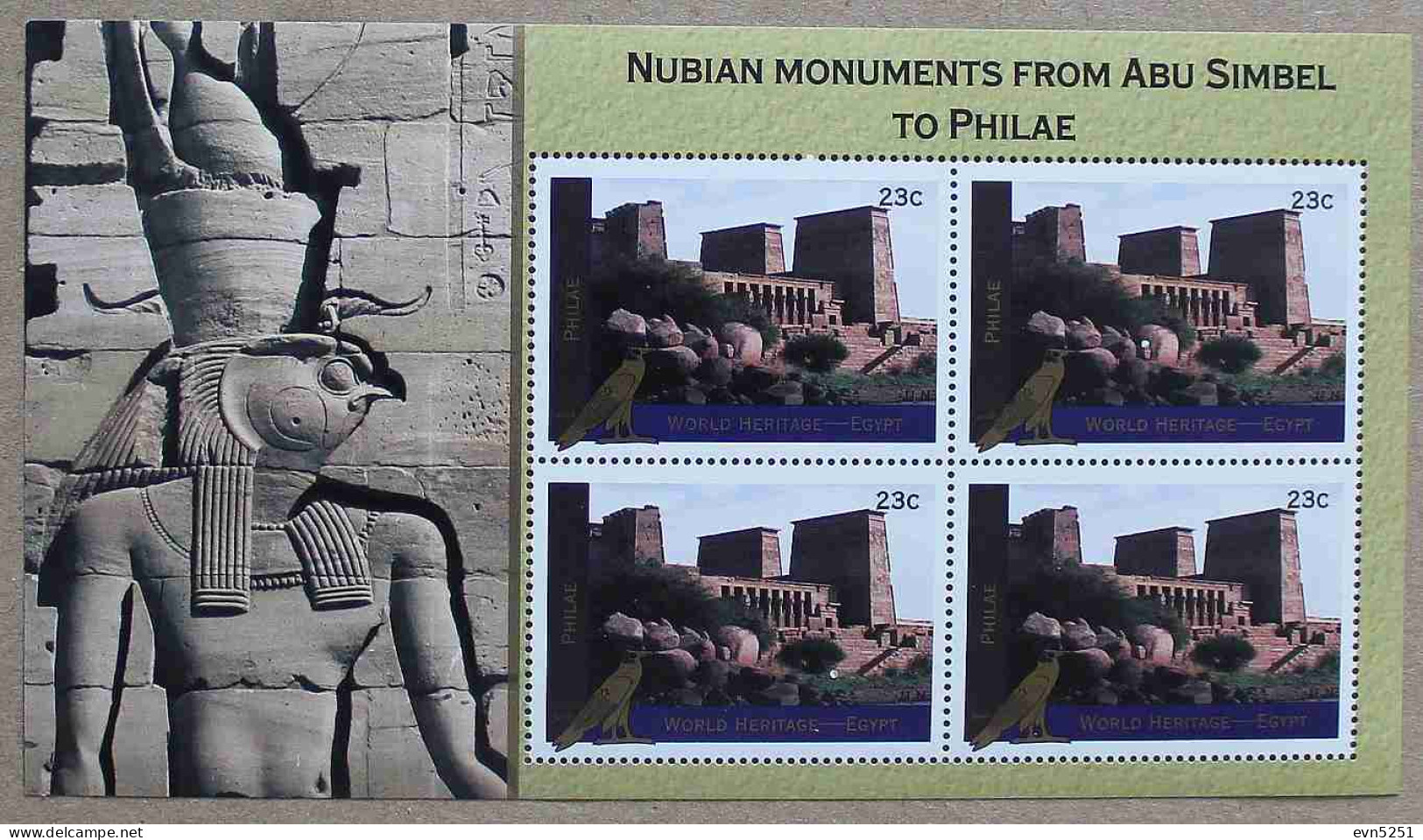 N-U-C Ny05-01 : Nations Unies New-York, Le Temple D'Isis Sur L'île De Philae - Ungebraucht