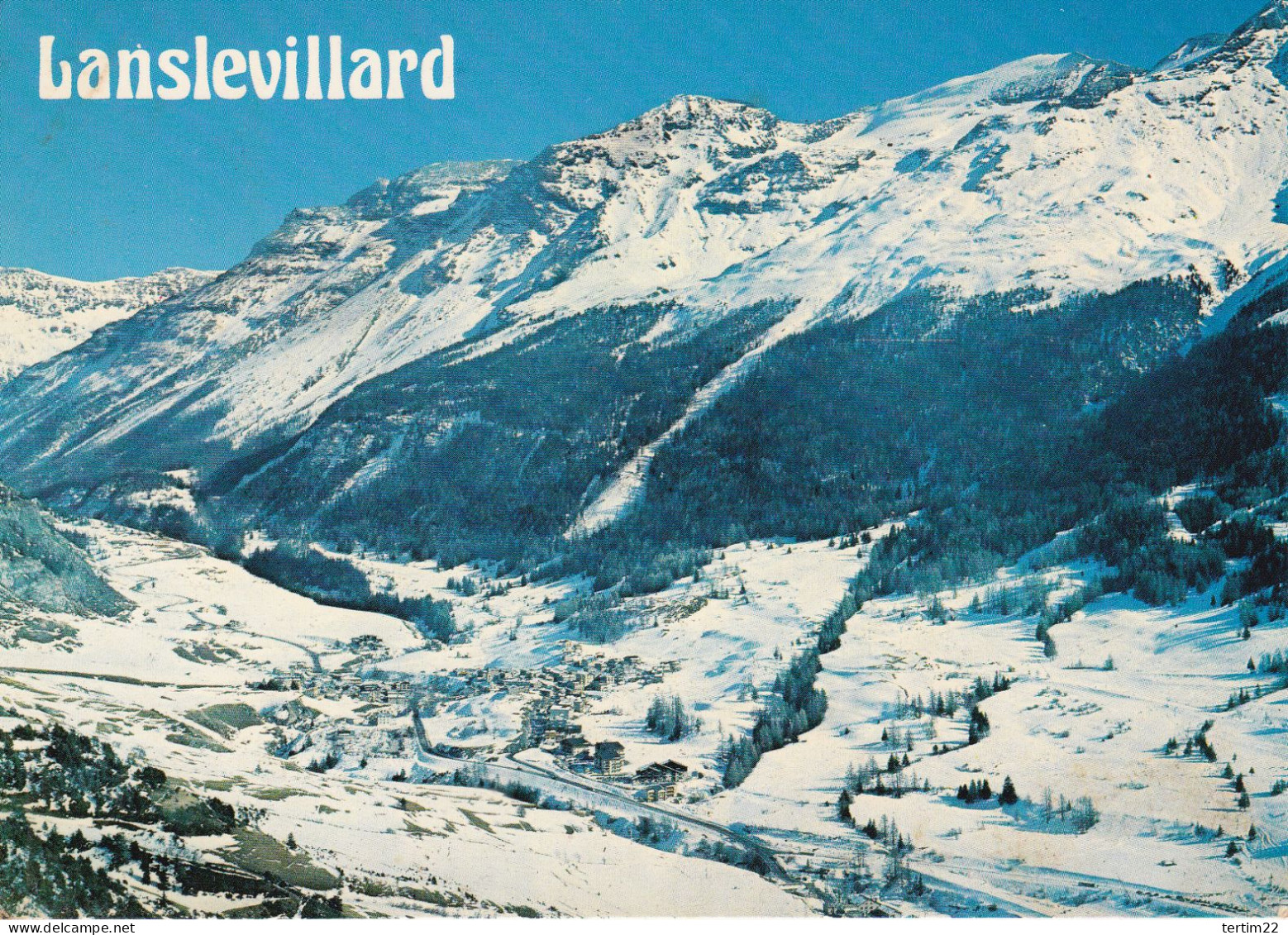 VAL CENIS . LANSLEVILLARD . 73 SAVOIE . VUE AERIENNE - Val Cenis