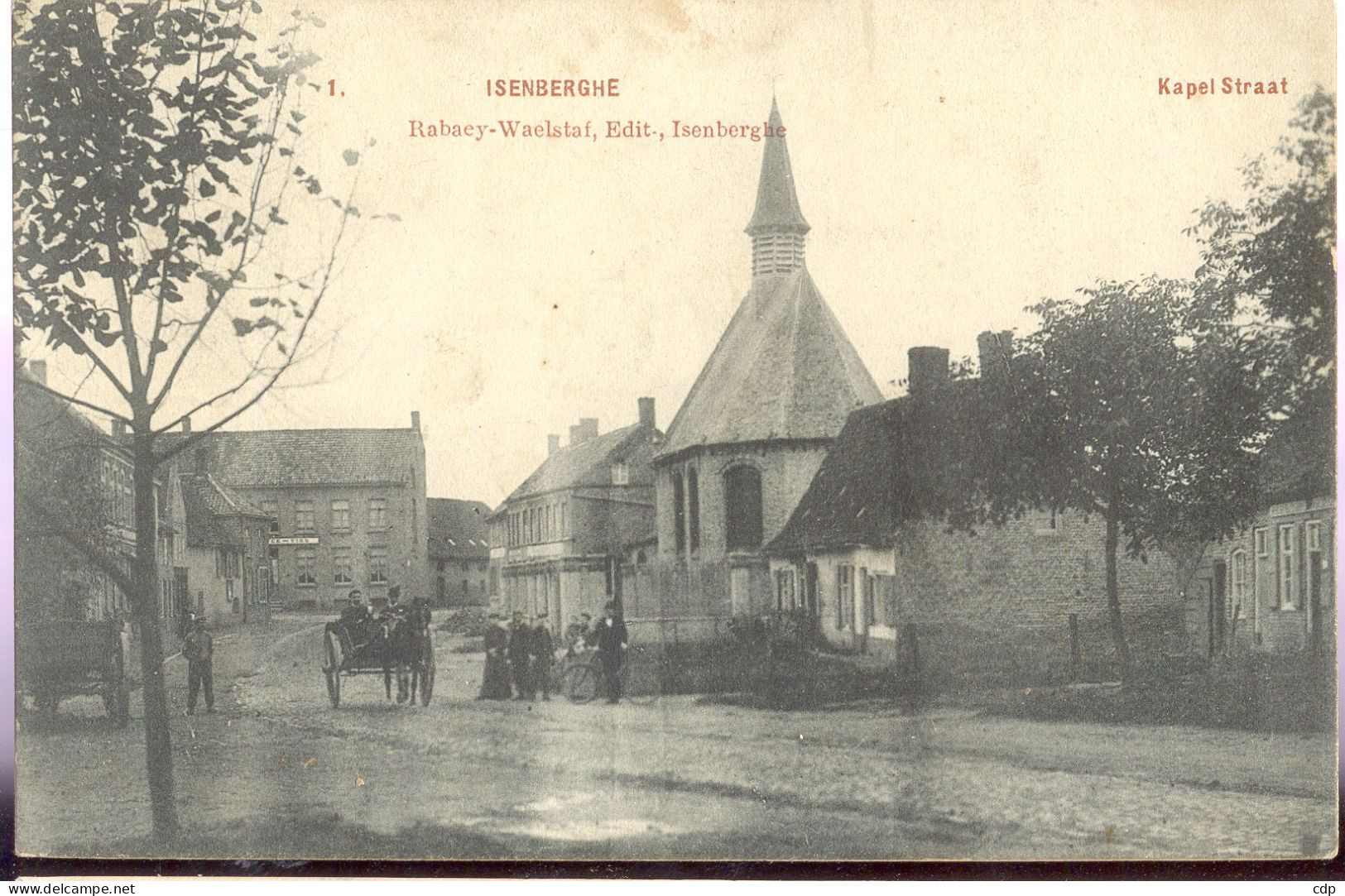 Cpa Isenberghe   Attelage - Alveringem