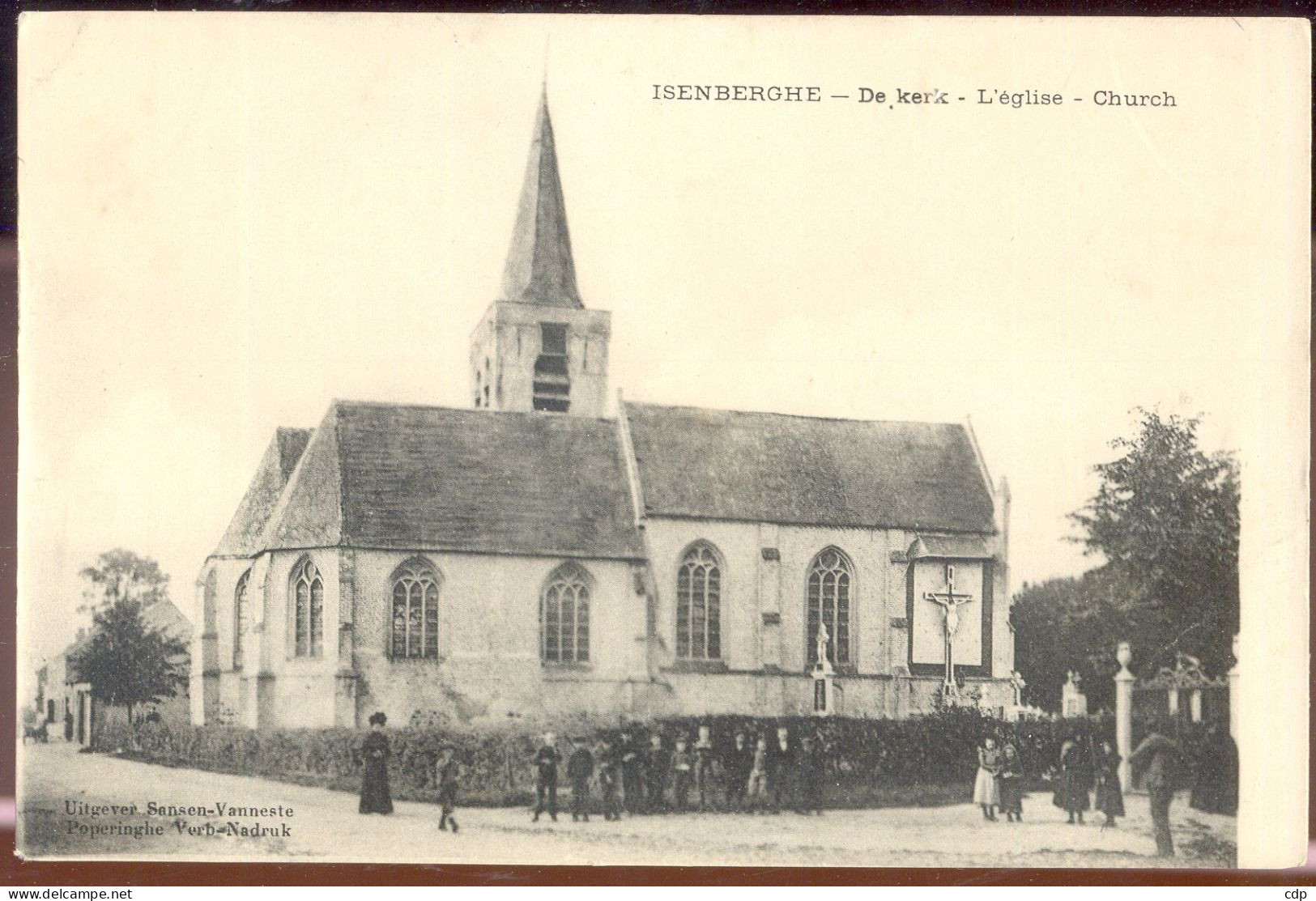Cpa Isenberghe   De Kerk - Alveringem