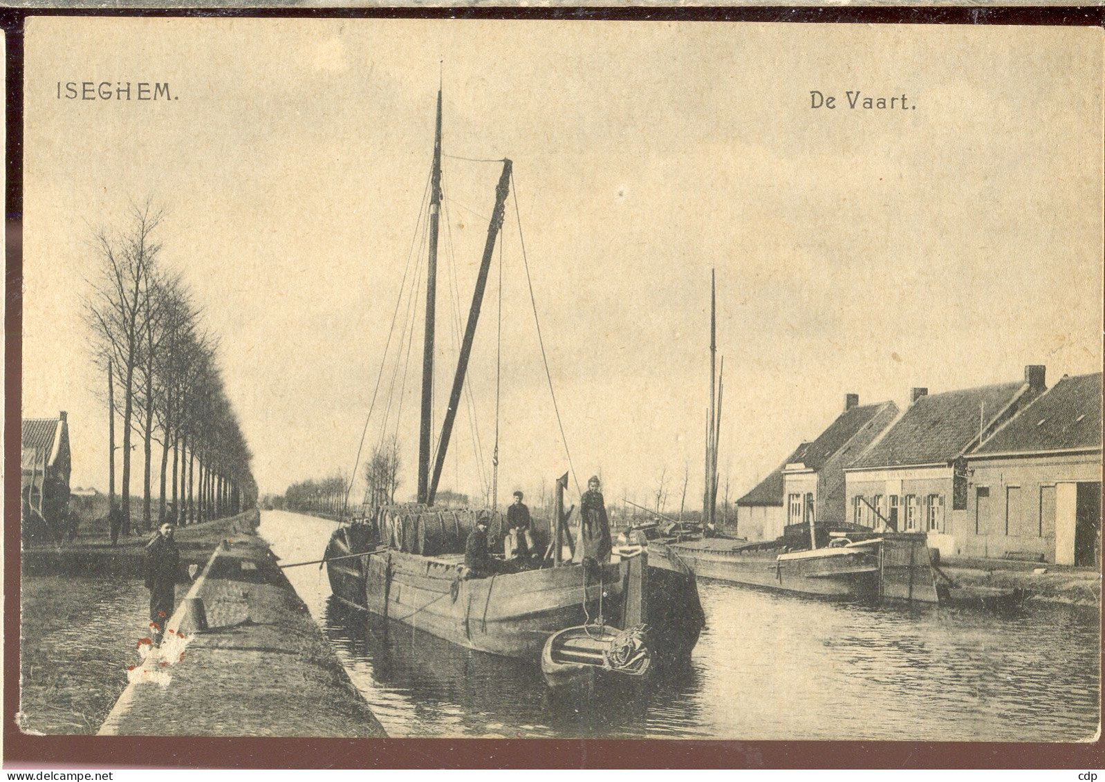 Cpa Iseghem  Bateaux - Izegem