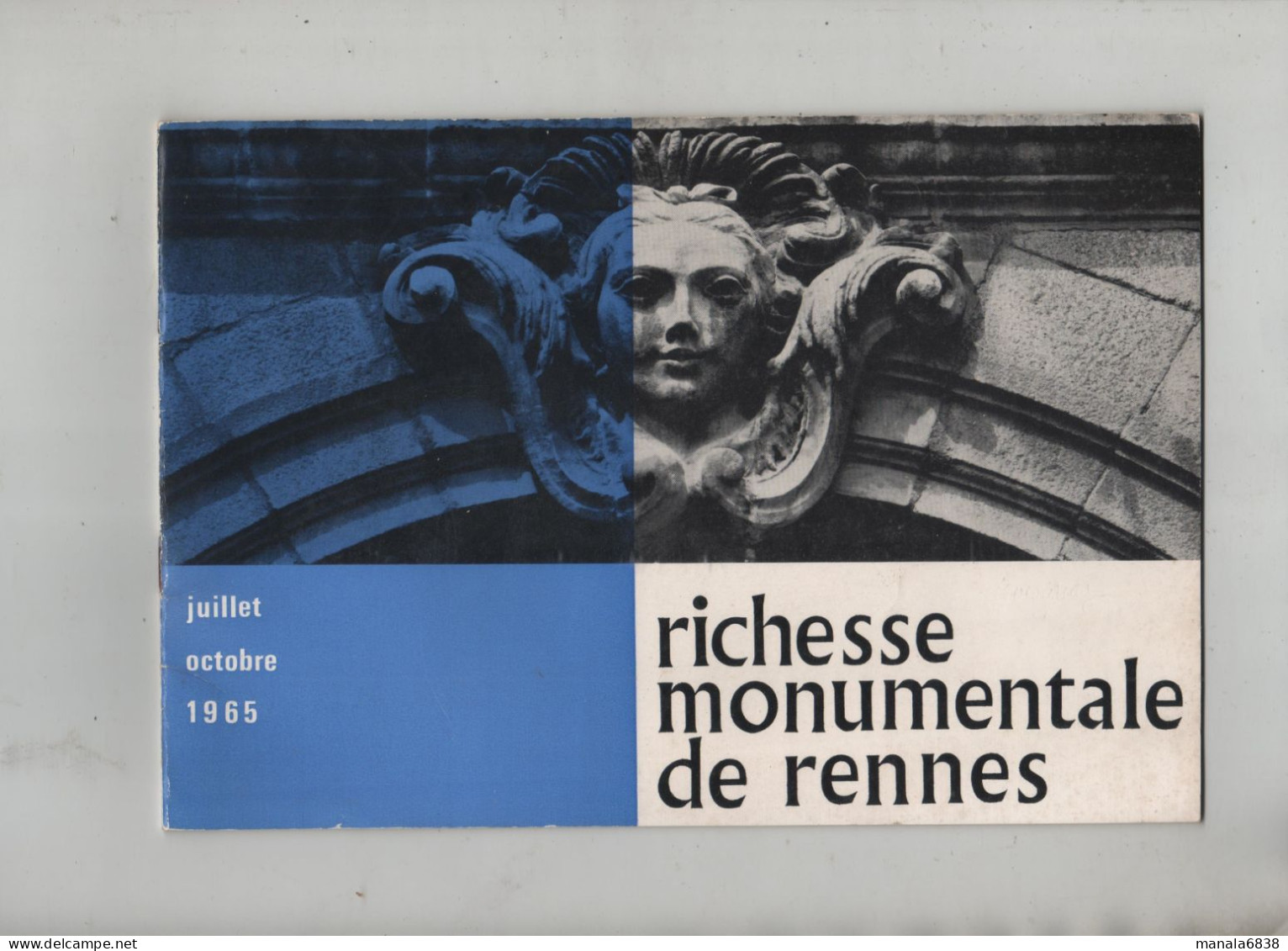 Richesse Monumentale De Rennes 1965 Exposition Au Musée - Bretagne