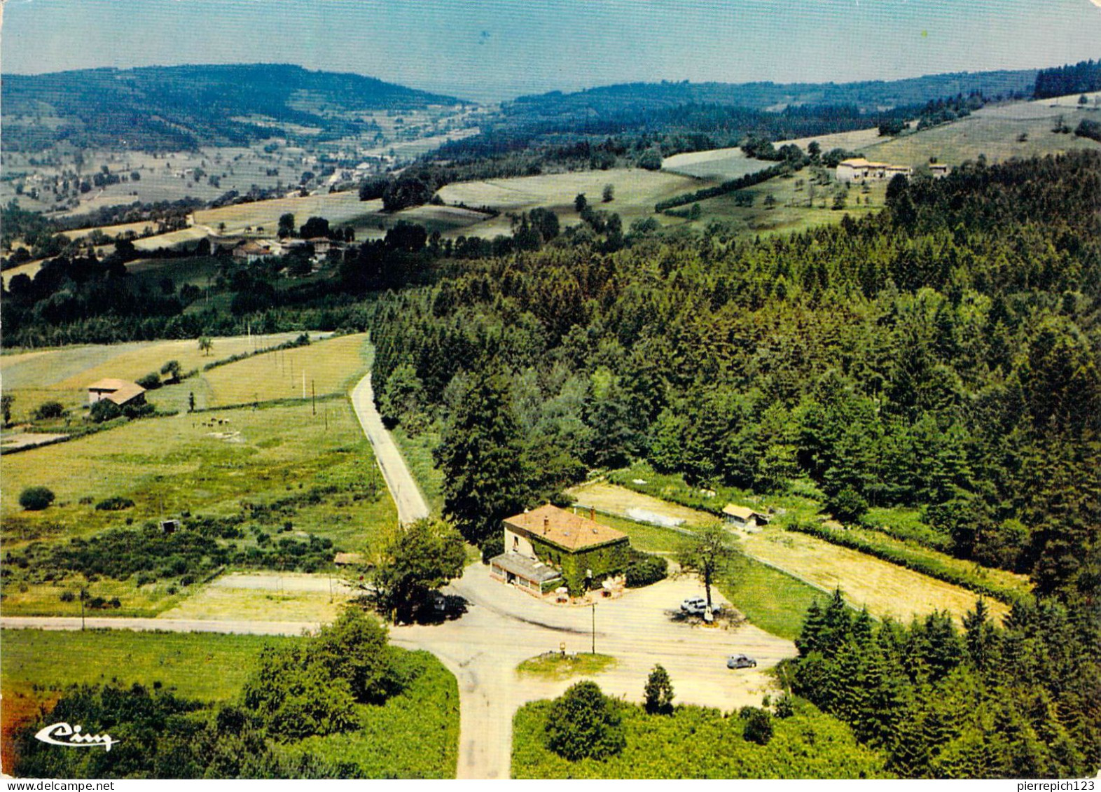 69 - Cours La Ville - Le Pavillon - Vue Aérienne - Cours-la-Ville