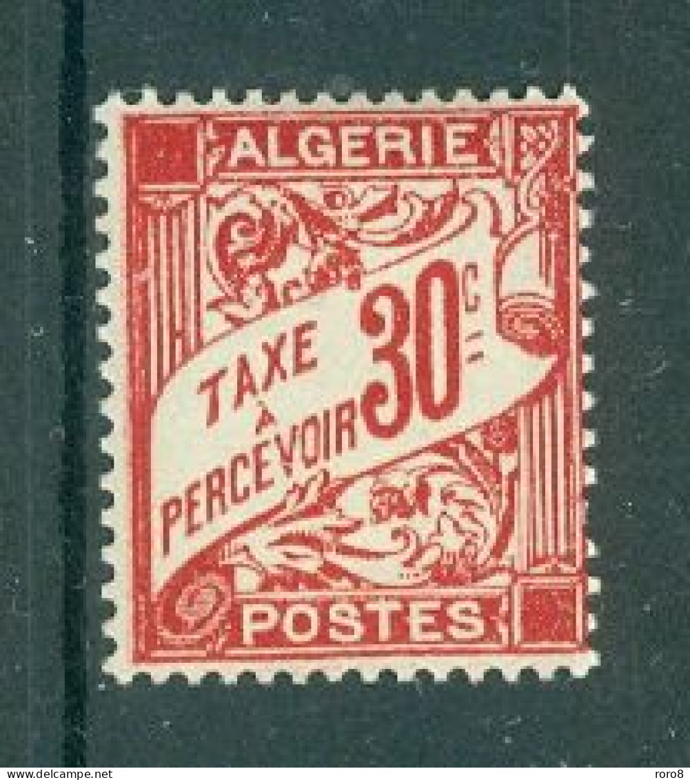 ALGERIE - TIMBRE -TAXE N°25** MNH SCAN DU VERSO. Type De 1926-28 Sans R.F. - Strafport