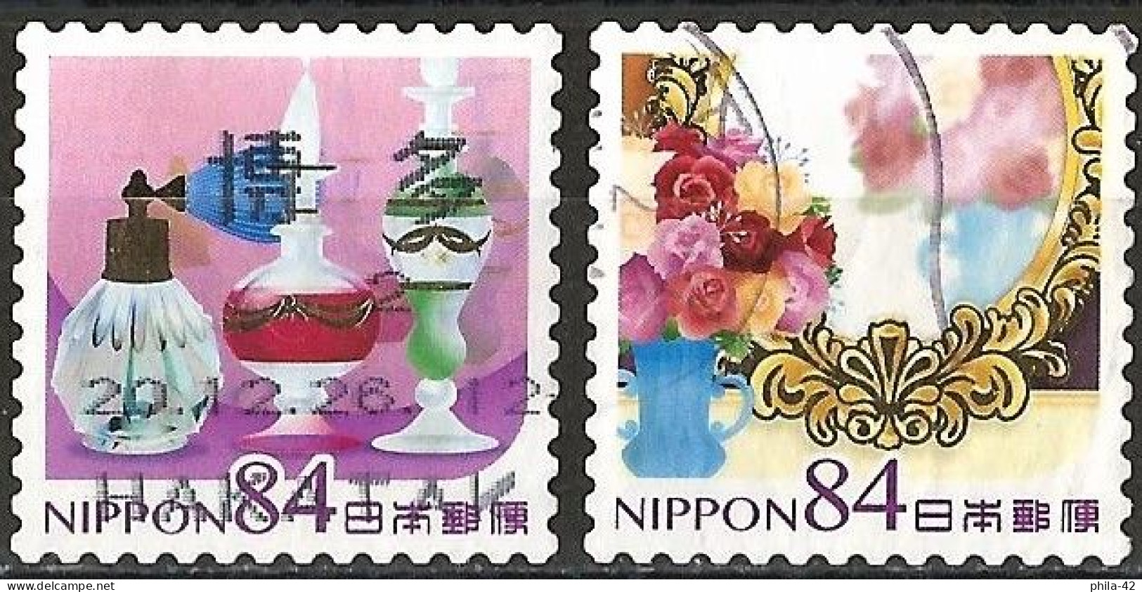 Japan 2020 - Mi 10472/73 - YT 10098/99 ( Greetings : Celebration Designs ) - Gebraucht