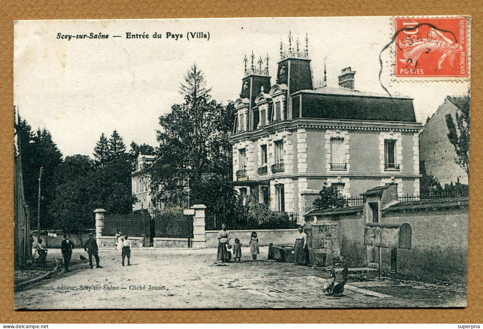 SCEY-SUR-SAÔNE  (70) : " VILLA - ENTREE DU PAYS " - Scey-sur-Saône-et-Saint-Albin