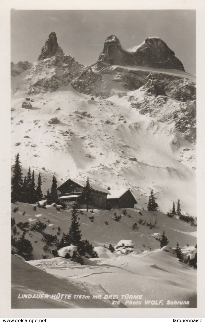 Autriche - SCHRUNS - Lindauer Hütte Mit Drei Türme - Schruns