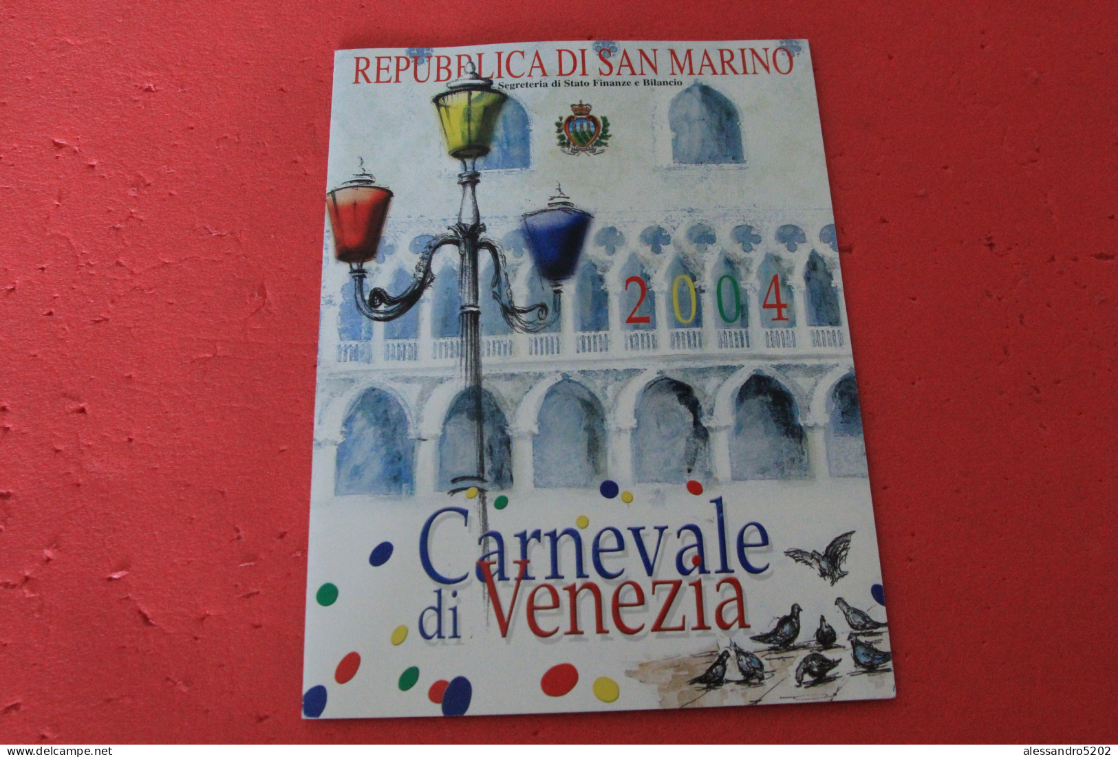 San Marino Folder Carnevale Di Venezia 2004 - Otros & Sin Clasificación