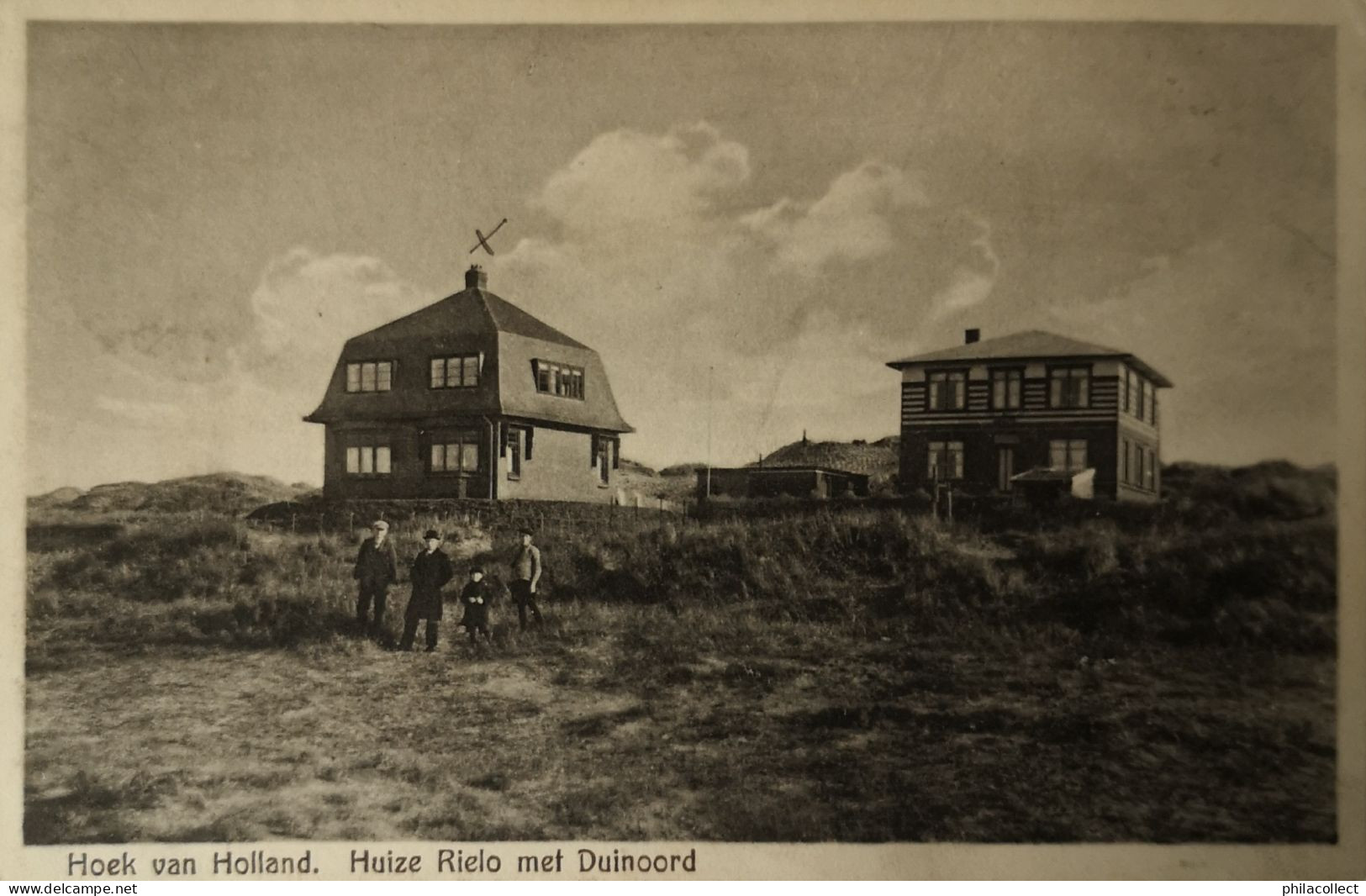 Hoek Van Holland // Huize Rielo Met Duinoord 1928 - Hoek Van Holland