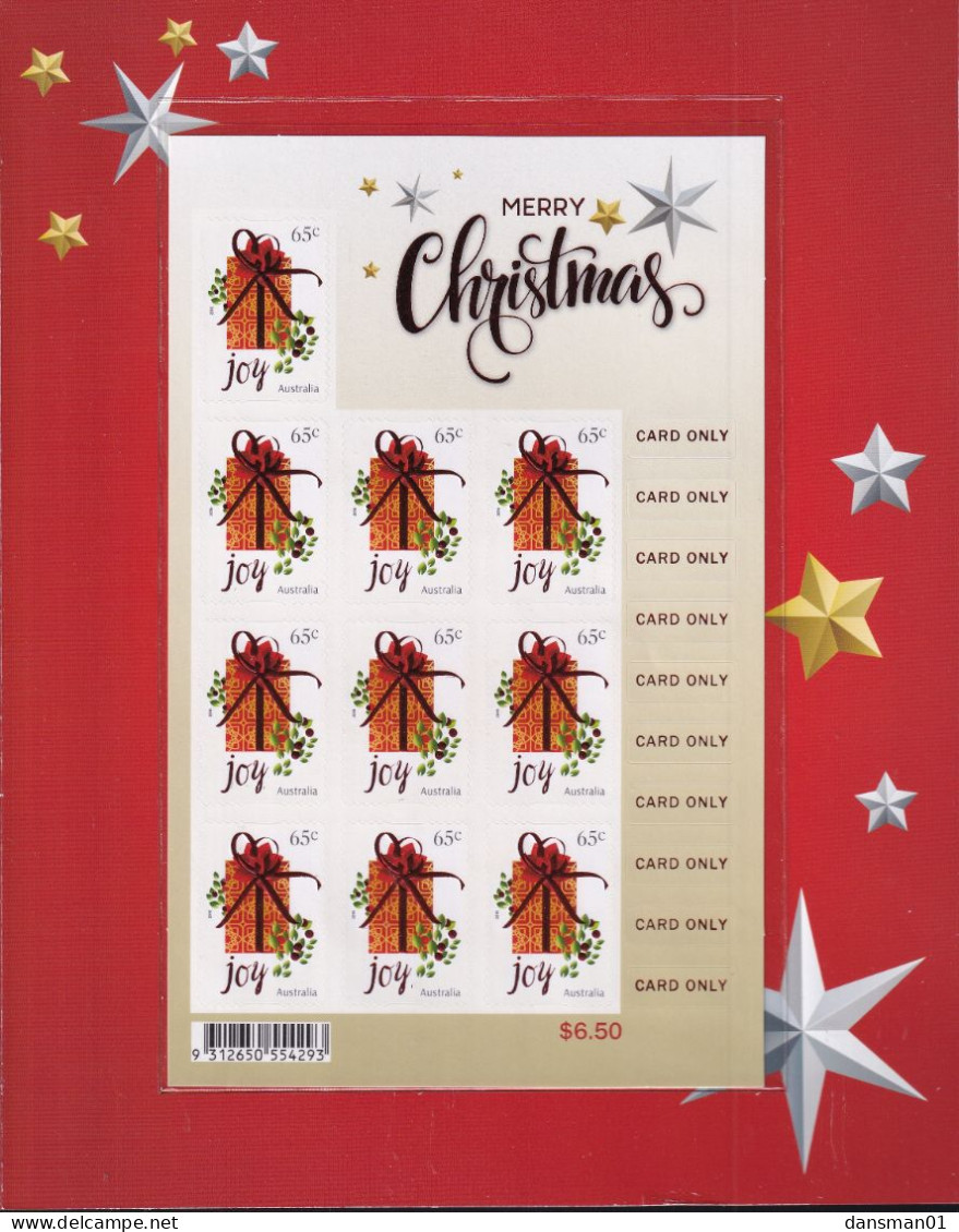 AUSTRALIA 2016 Christmas Sc ? Mint Never Hinged P&S Sheetlets - Mint Stamps