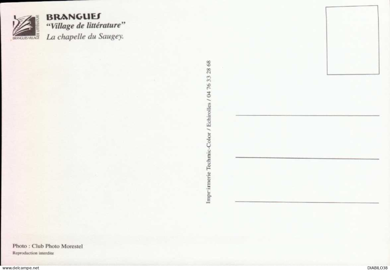 BRANGUES   ( ISERE )   LA CHAPELLE DU SAUGEY - Brangues