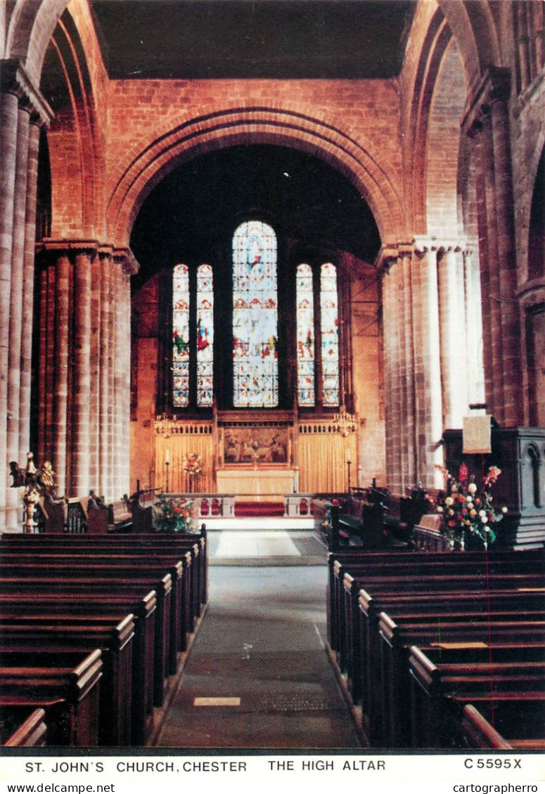 England Chester St John's Church High Altar - Chester