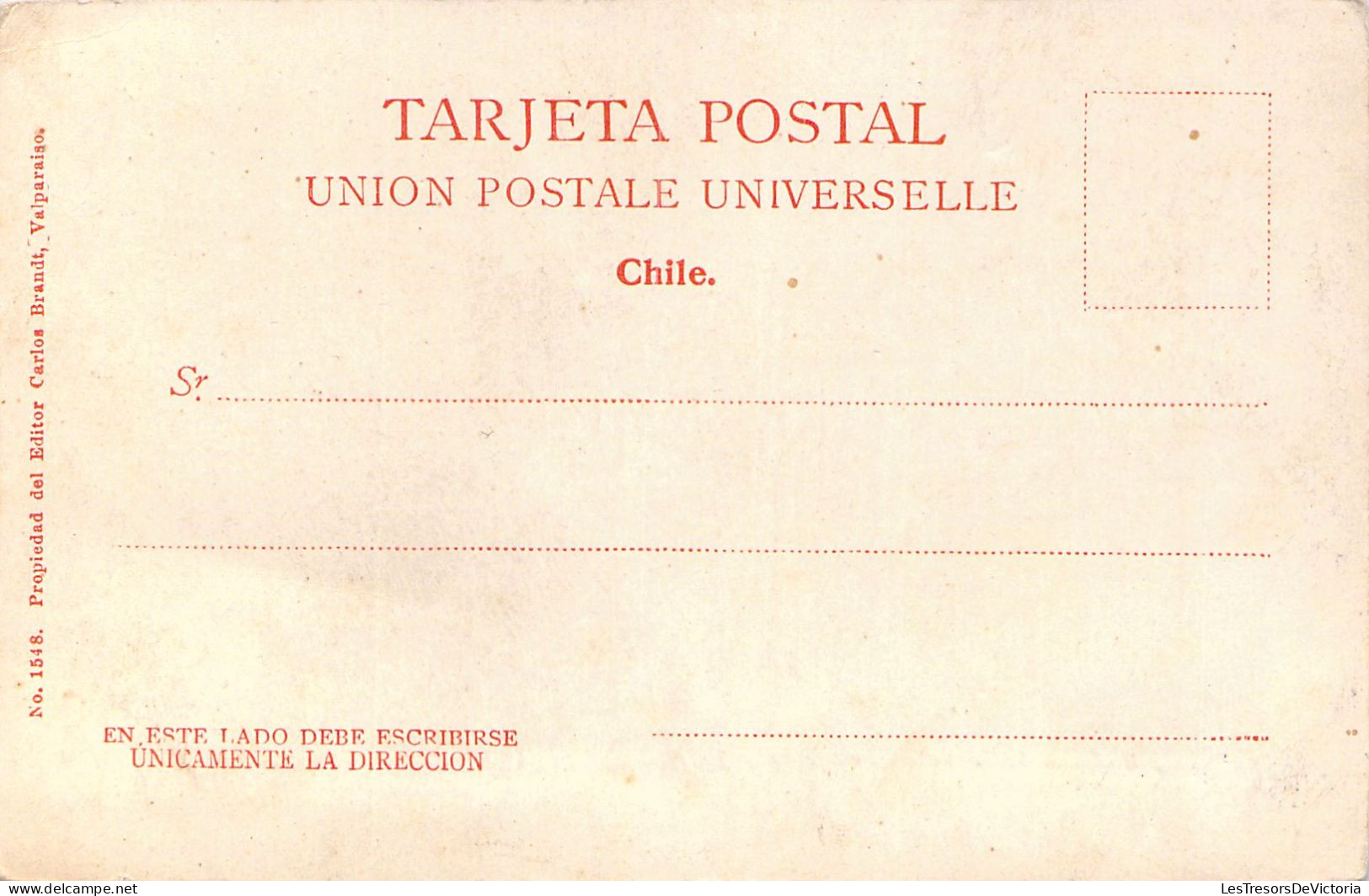 CHILI - ANTOFAGASTA - Muelles Pasajeros Y Ferrocarril - Carte Postale Ancienne - Chile