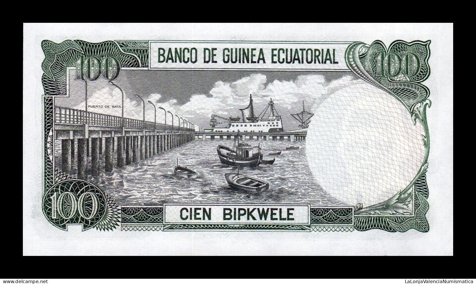 Equatorial Guinea Ecuatorial 100 Bipkwele 1979 Pick 14 Sc Unc - Aequatorial-Guinea