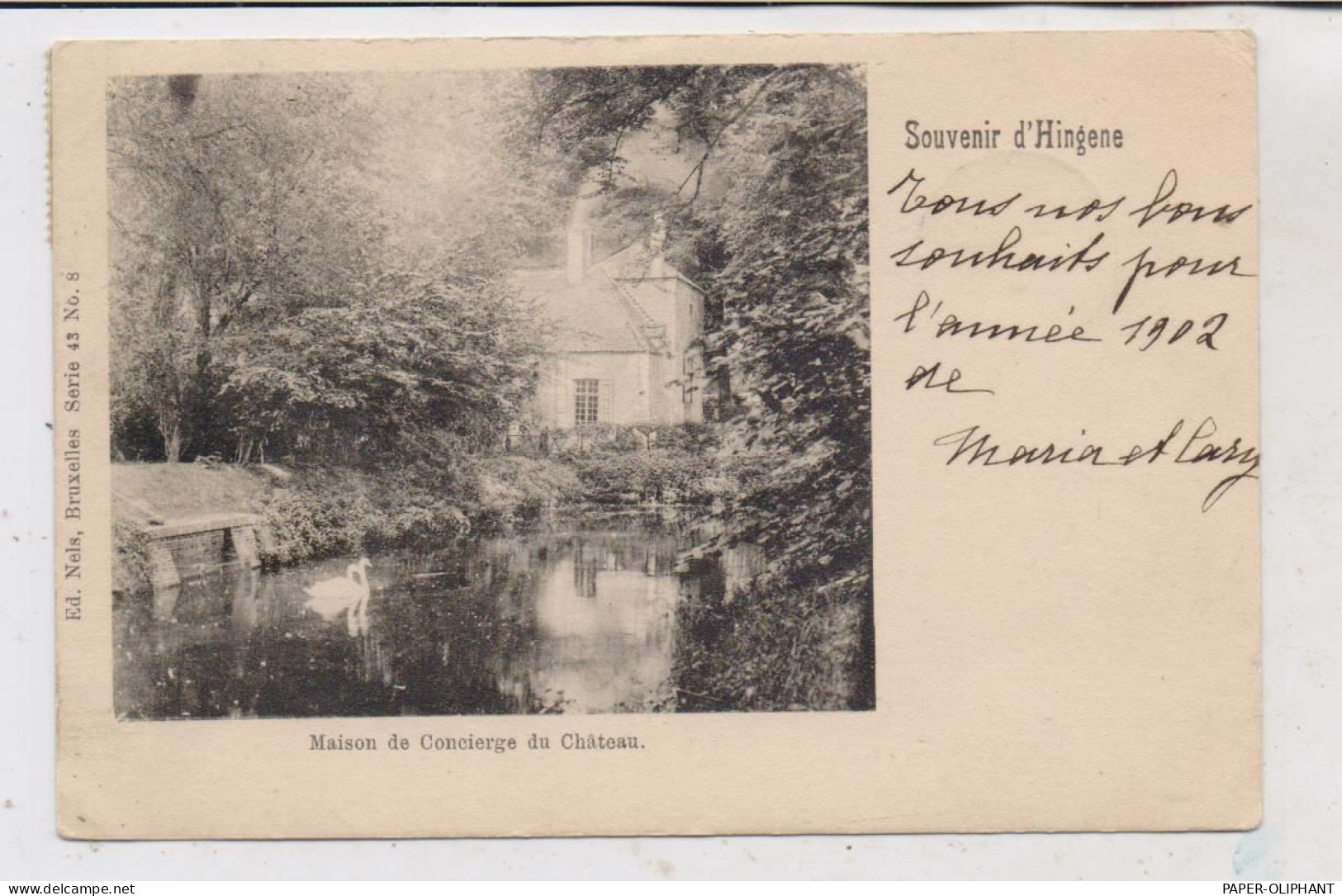 B 2880 BORNEM - HINGEME, Maison Du Concierge Du Chateau, NELS, Serie 43, No. 8, 1902 - Bornem