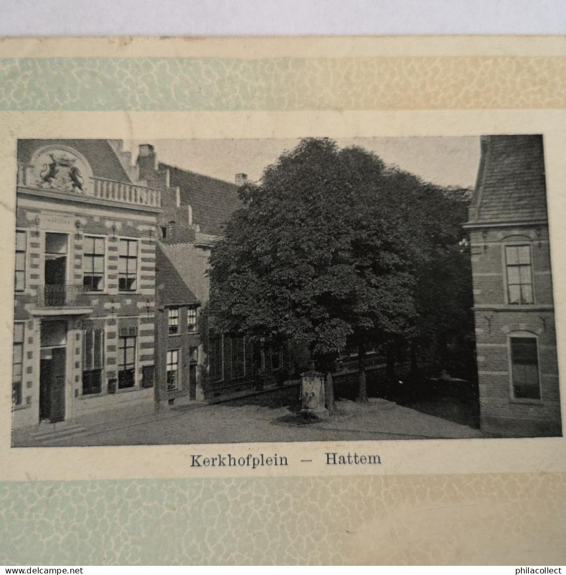 Hattem // Kerkhofplein 1901 Laangesneden? Formaat Klopt! - Hattem