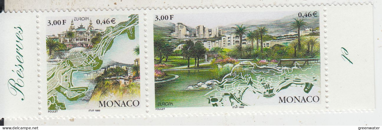 Europa Cept 1999 Monaco 2v  ** Mnh (58980B) - 1999