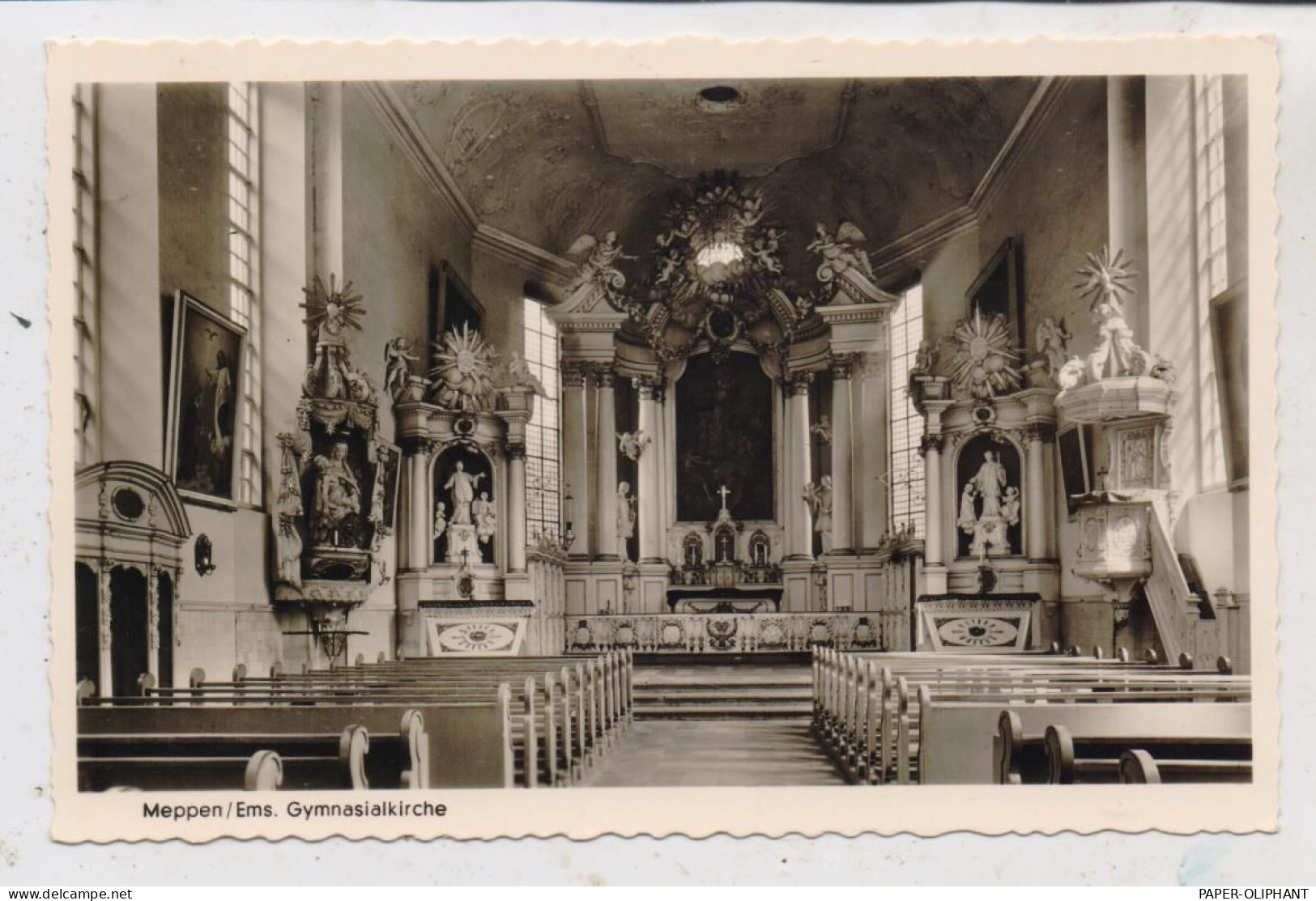 4470 MEPPEN, Gymnasialkirche, 1953 - Meppen