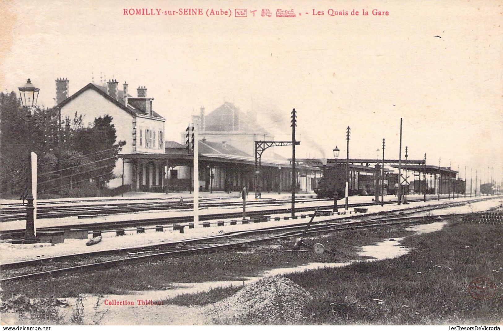 FRANCE - 10 - ROMILLY SUR SEINE - Les Quais De La Gare - Carte Postale Ancienne - Romilly-sur-Seine