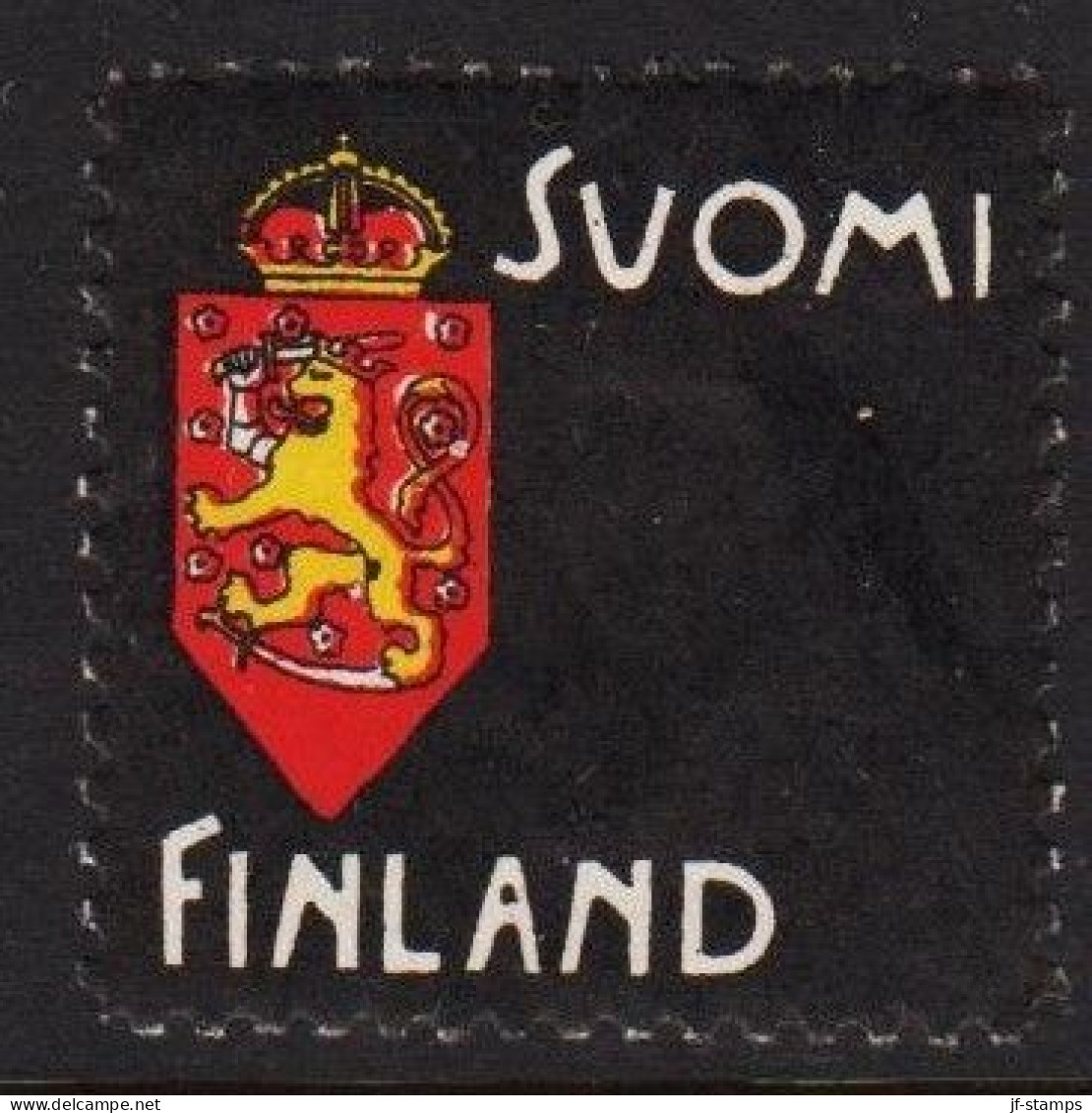 1900. SUOMI FINLAND. Mourning Stamp. Coat Of Arms. At Back "1 PENNI". Hinged. (Michel Facit So1) - JF535602 - Ungebraucht