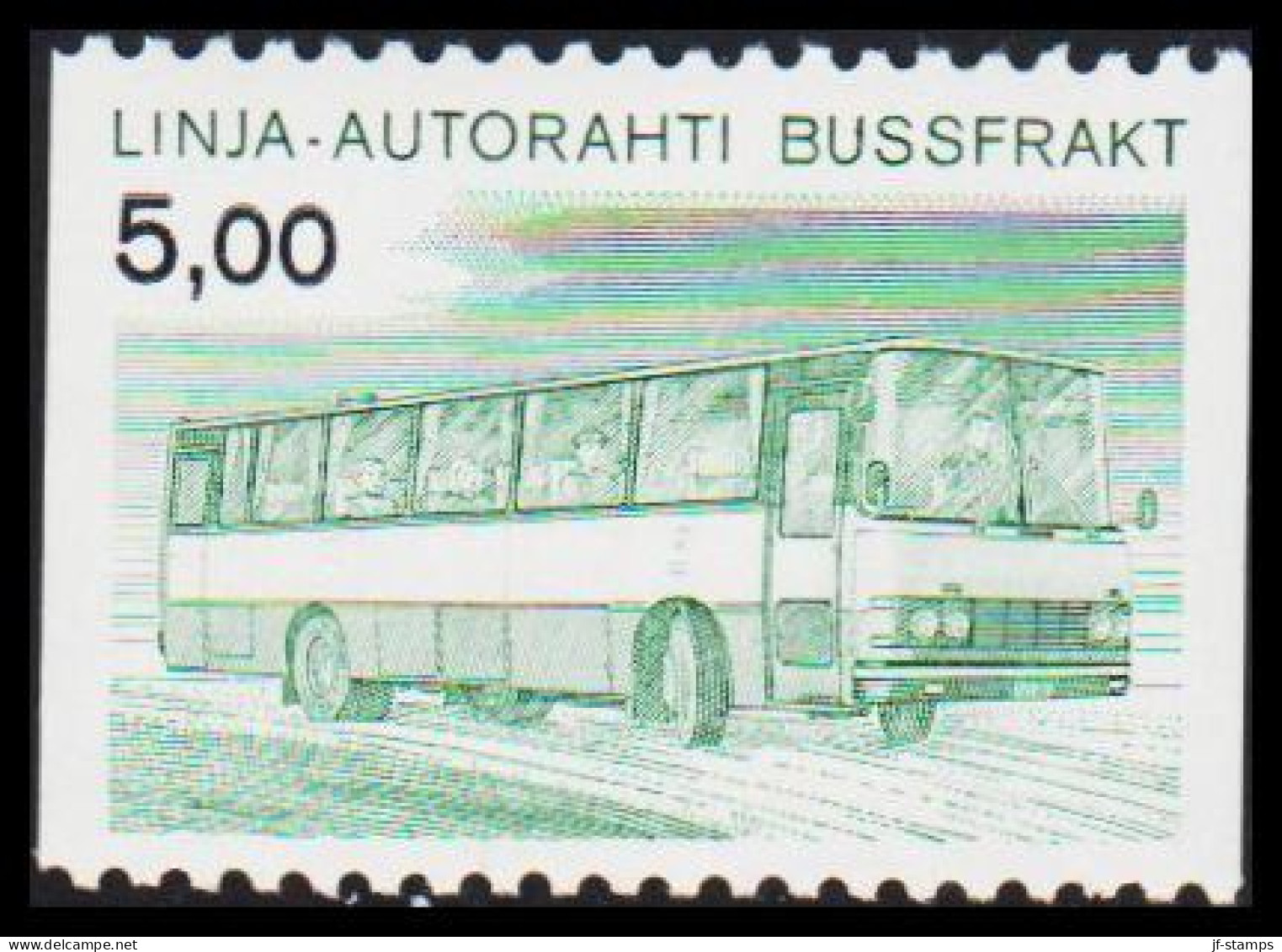 1981. FINLAND. LINJA-AUTORAHTI - BUSSFRAKT. 5,00 Mk. Never Hinged. (Michel 16) - JF535621 - Pakjes Per Postbus