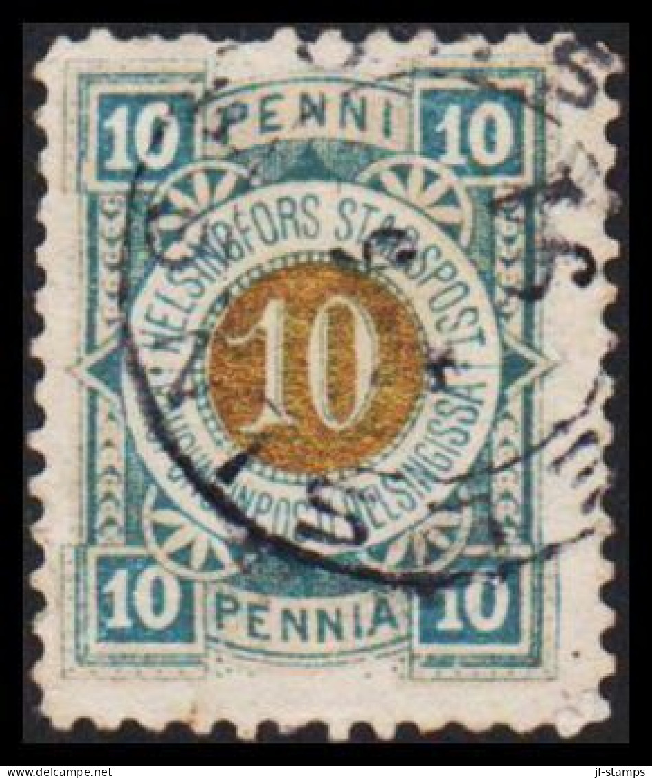 HELSINGFORS STADSPOST 10 PENNI. - JF535644 - Local Post Stamps