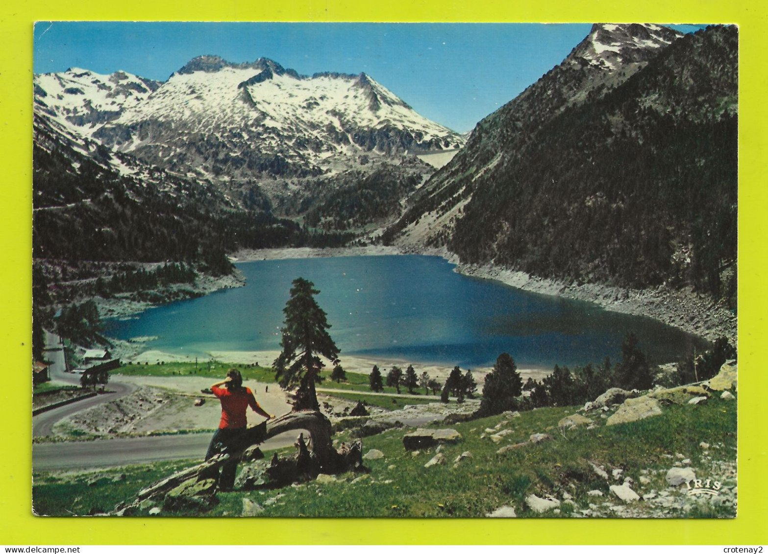 65 En Vallée D'AURE Le Lac D'Orédon Et Le Massif Du Néouvielle En 1977 VOIR DOS - Vielle Aure