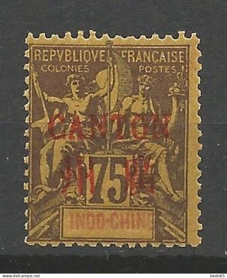 CANTON N° 14 NEUF* TRACE DE CHARNIERE   / Hinge  / MH - Unused Stamps