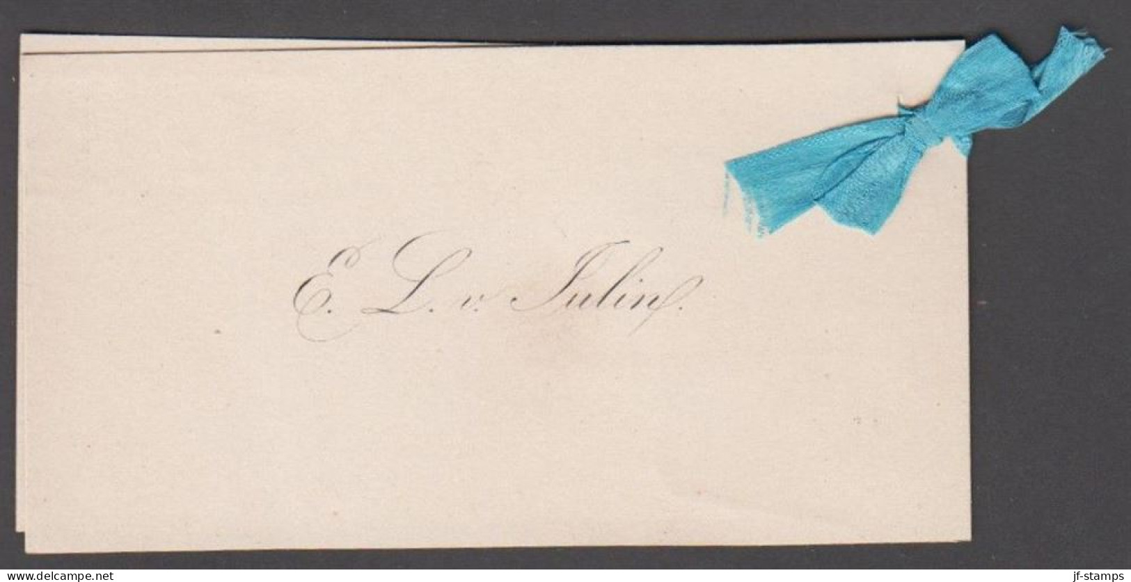 1865. FINLAND. Beautiful Exceptional Small Cover (48 X 98 Mm) To
 Nordenskiöld In Helsingfors Cancelled K... - JF535692 - Covers & Documents