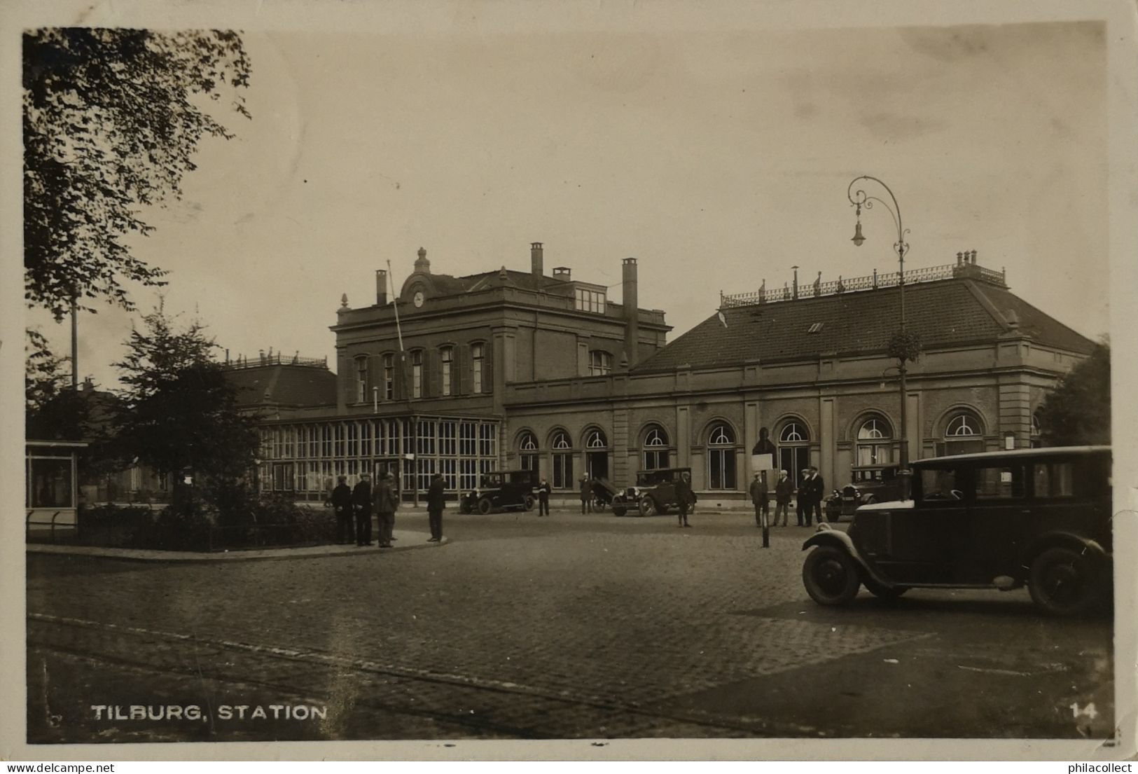 Tilburg // Echte Foto) Station 1937 - Tilburg