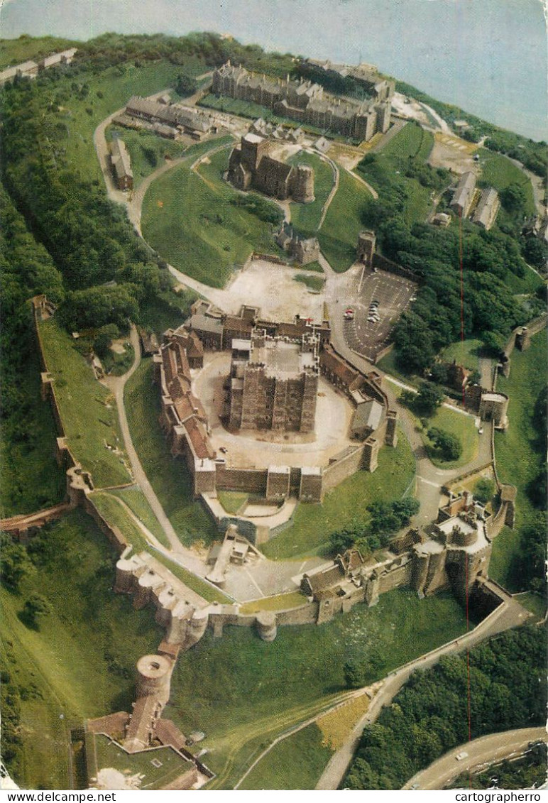 England Kent Dover Castle Aerial View - Dover