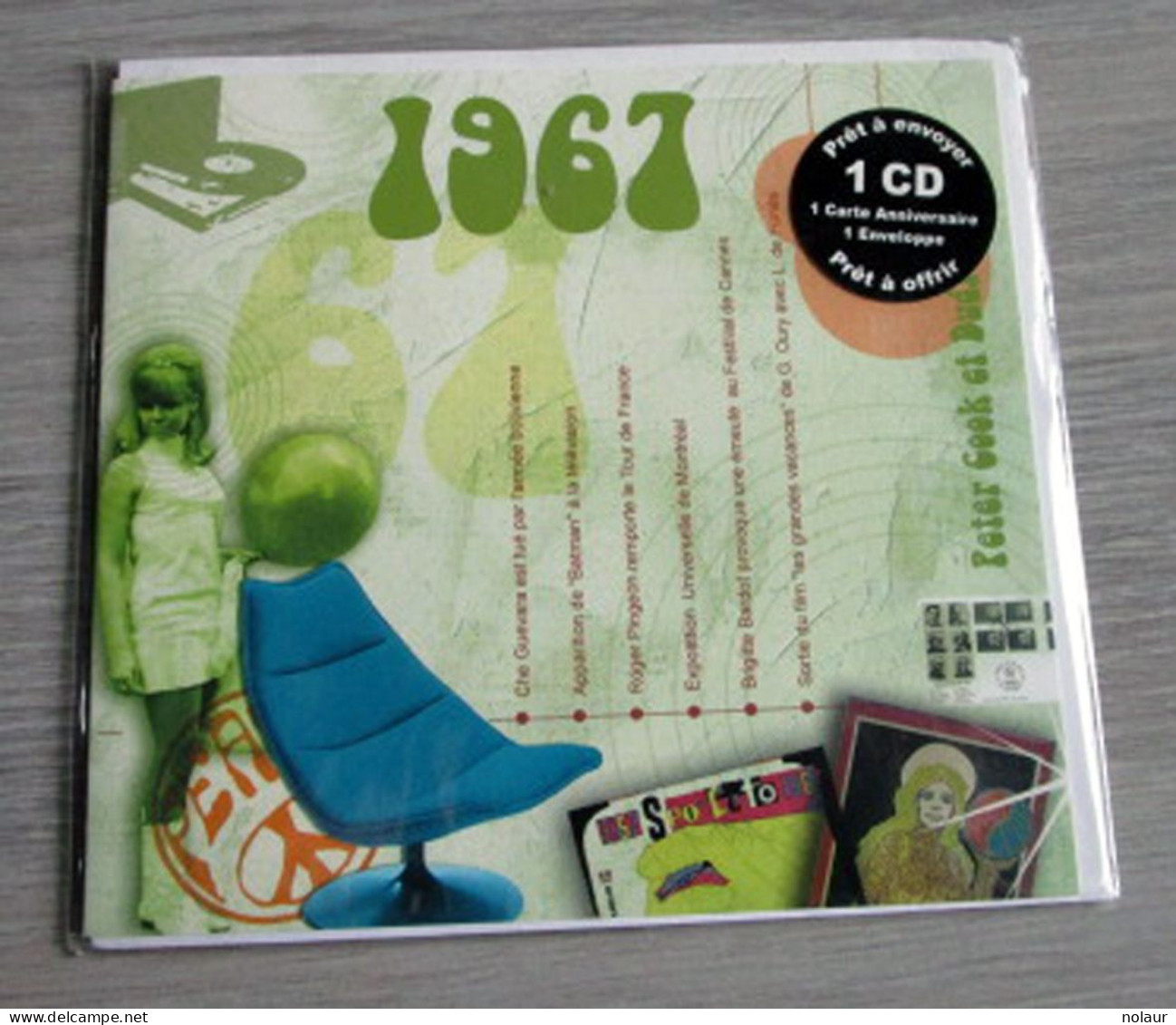 Hits De 1967 CD + Carte D'anniversaire Et  Enveloppe - Otros - Canción Inglesa
