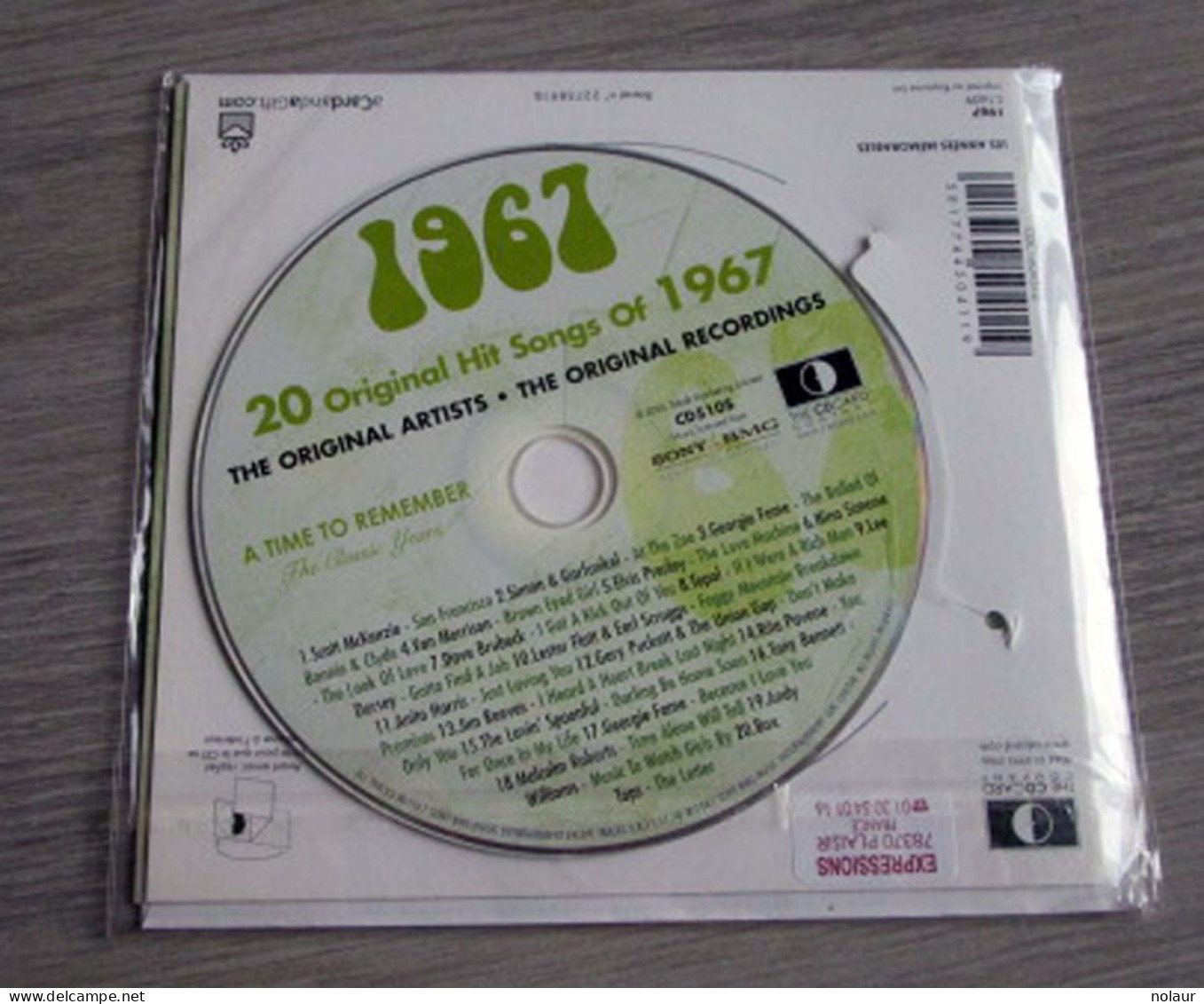 Hits De 1967 CD + Carte D'anniversaire Et  Enveloppe - Sonstige - Englische Musik