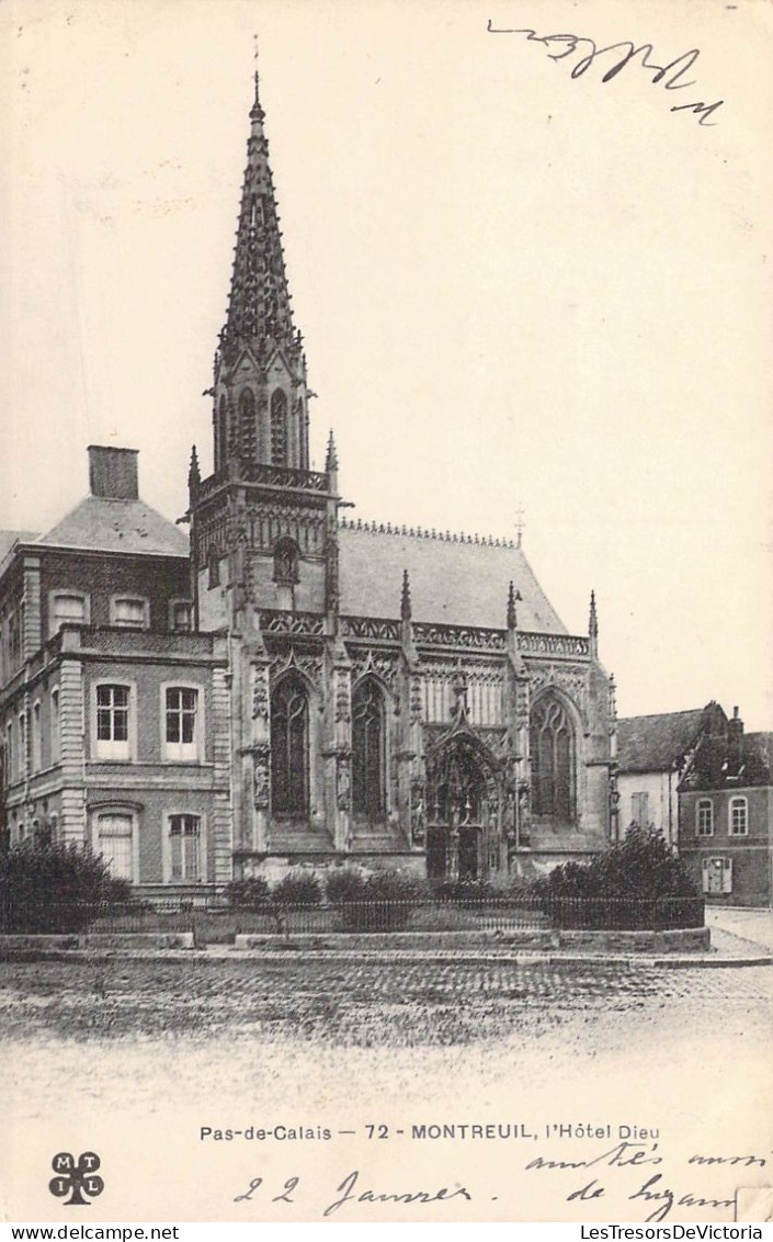 FRANCE - 62 - MONTREUIL - L'Hôtel Dieu - Carte Postale Ancienne - Montreuil