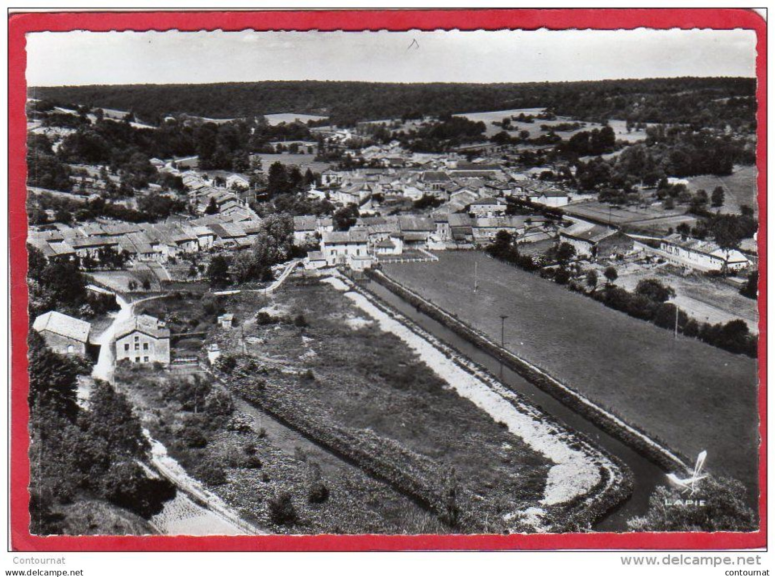 CPSM 55 MONTIERS SUR SAULX Vue Panoramique Depuis Le Bief De La Noue   * Format CPM - Montiers Sur Saulx