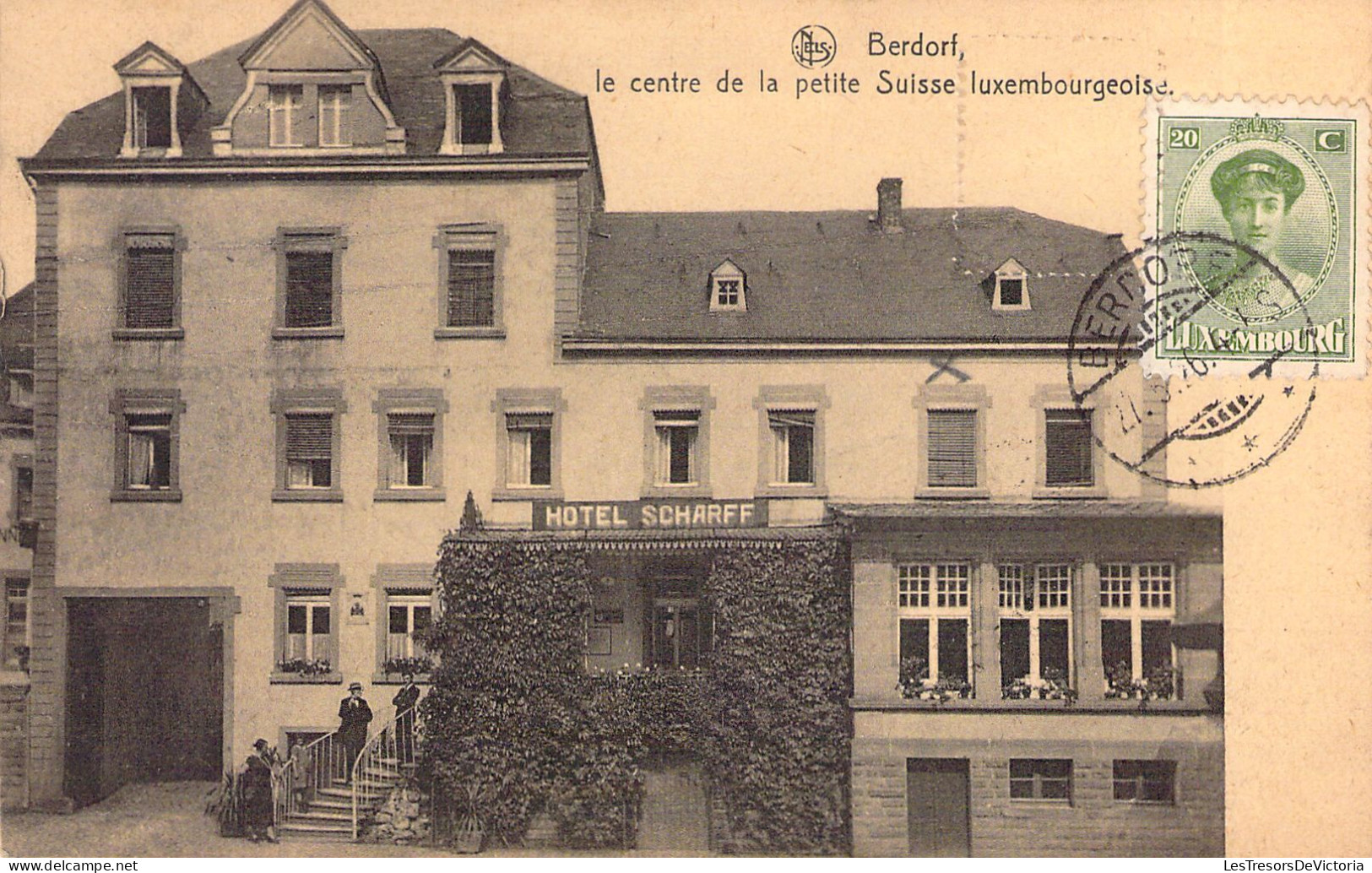 LUXEMBOURG - BERDORF - Le Centre De La Petite Suisse Luxembourgeoise - Carte Postale Ancienne - Berdorf