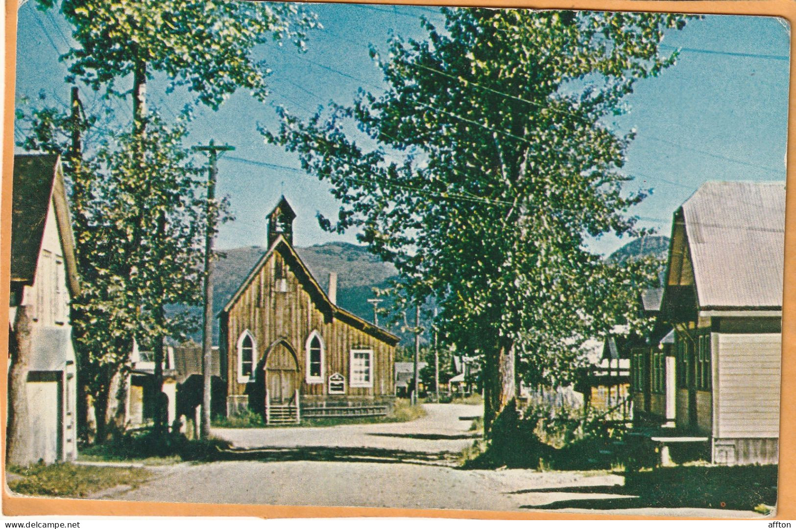 Barkerville BC Canada Old Postcard - Prince George