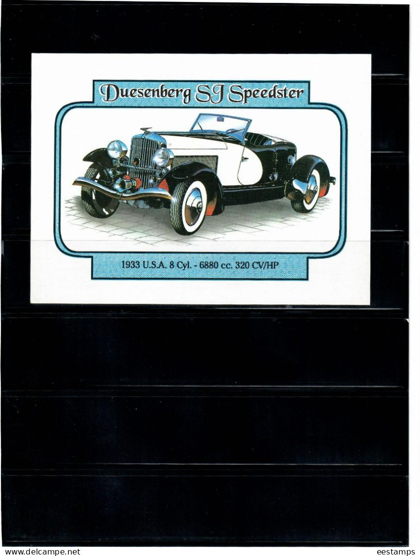 Belarus 2000 . Classic Sports Cars .Volume Two ( 1933-1939). (11 Postcards ). - Belarus