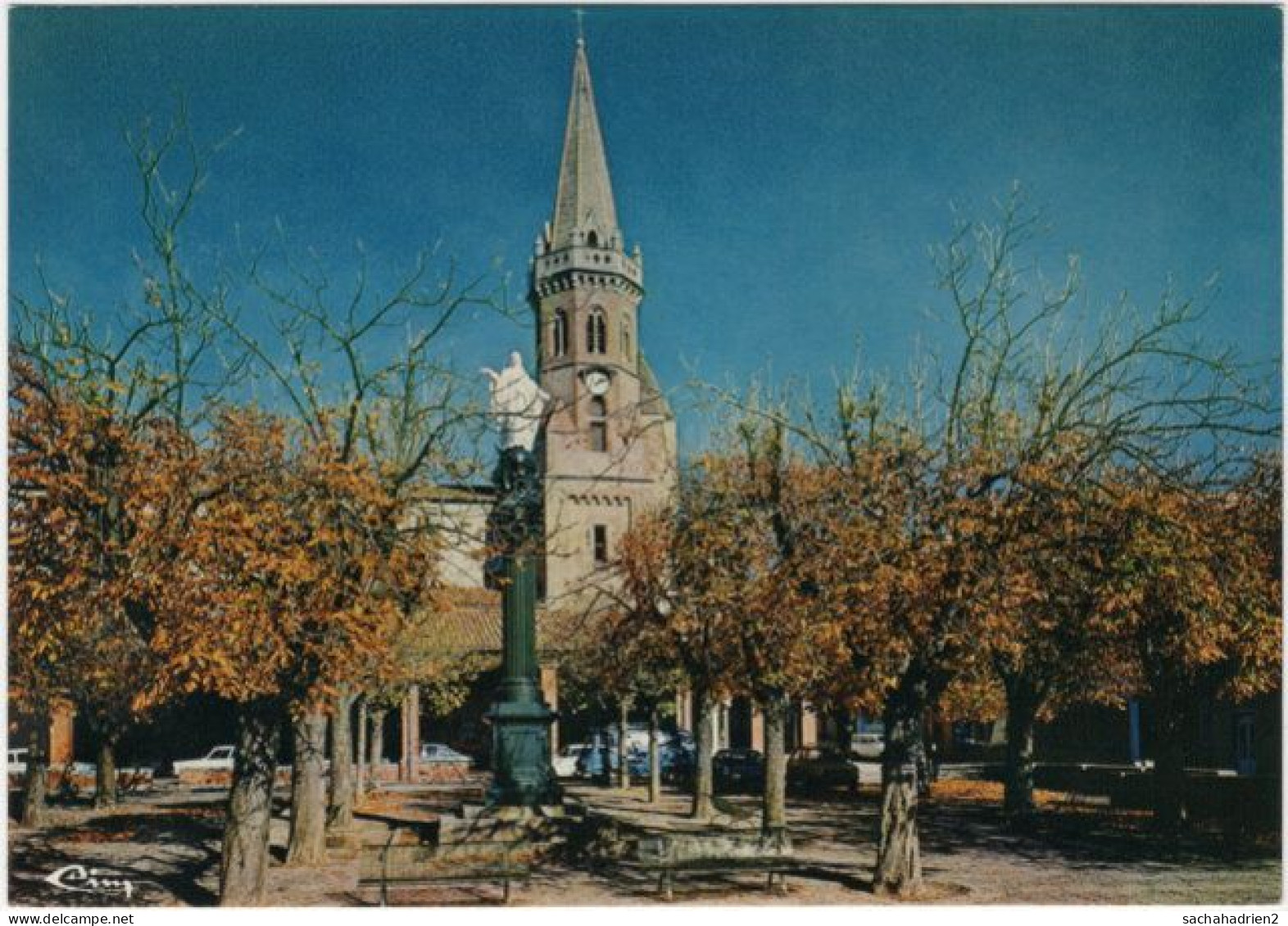 81. Gf. PUYLAURENS. Eglise N.-D. Du Lac Vue Du Plateau De La Vierge. 0125 - Puylaurens