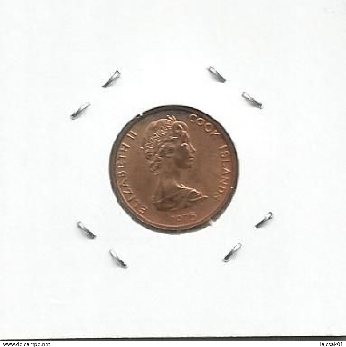 A5 Cook Islands 1 Cent 1975. KM#1 - Cookinseln