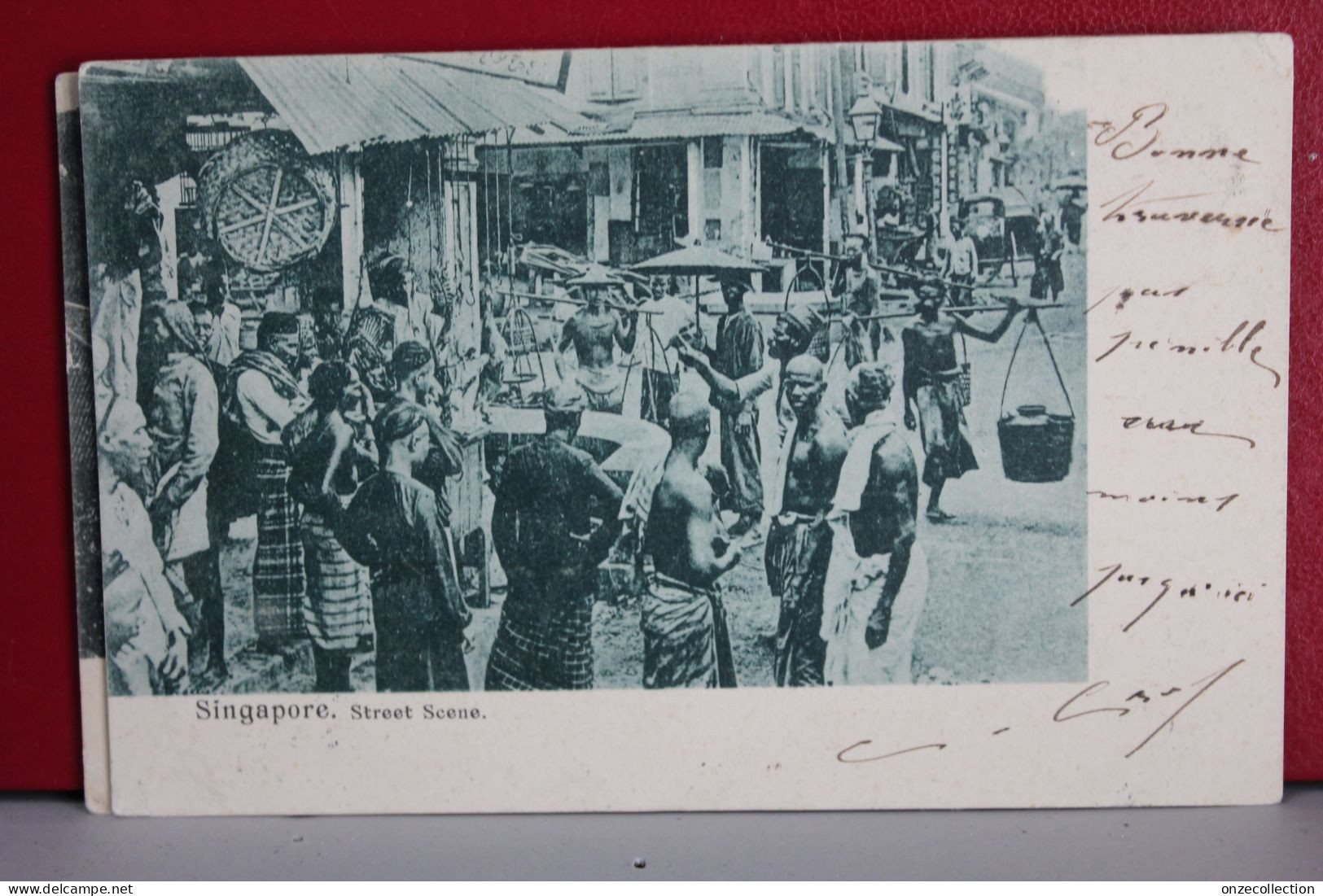 SINGAPOUR     -    SCENE  DE  RUE         -     1903 - Malaysia