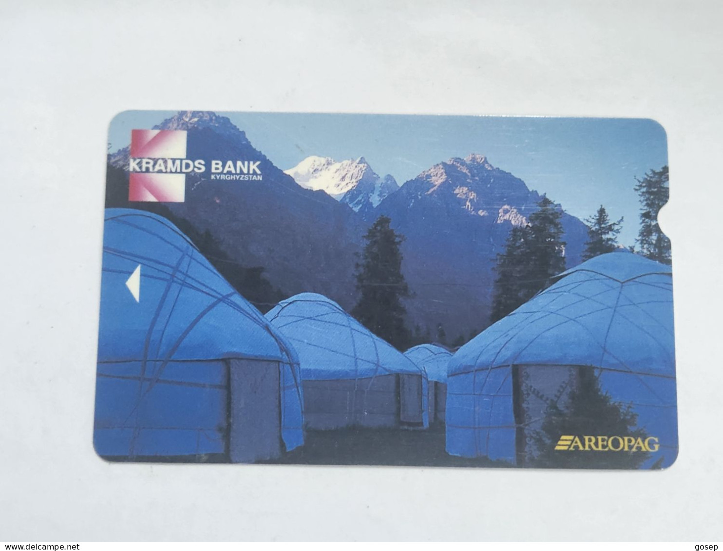 KYRGYZSTAN-(KG-KYR-0001)-NOMAD TENTS-(25)-(10units)-(card Plastic)-(alcatel)-(1997)-used Card+1card Prepiad Free - Kirguistán